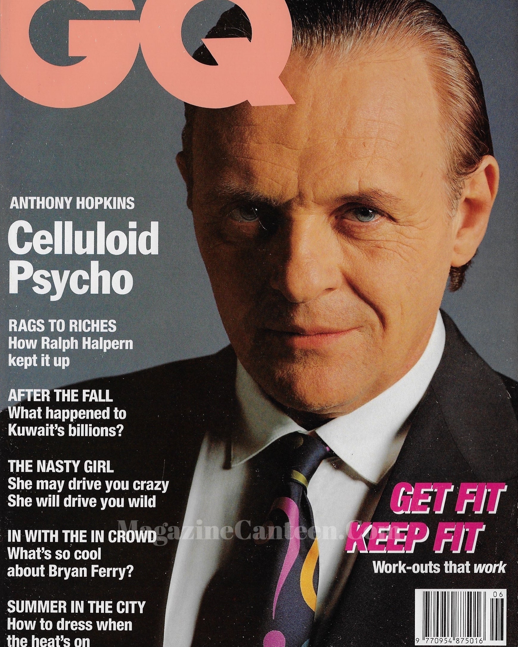 GQ Magazine June 1991 - Anthony Hopkins