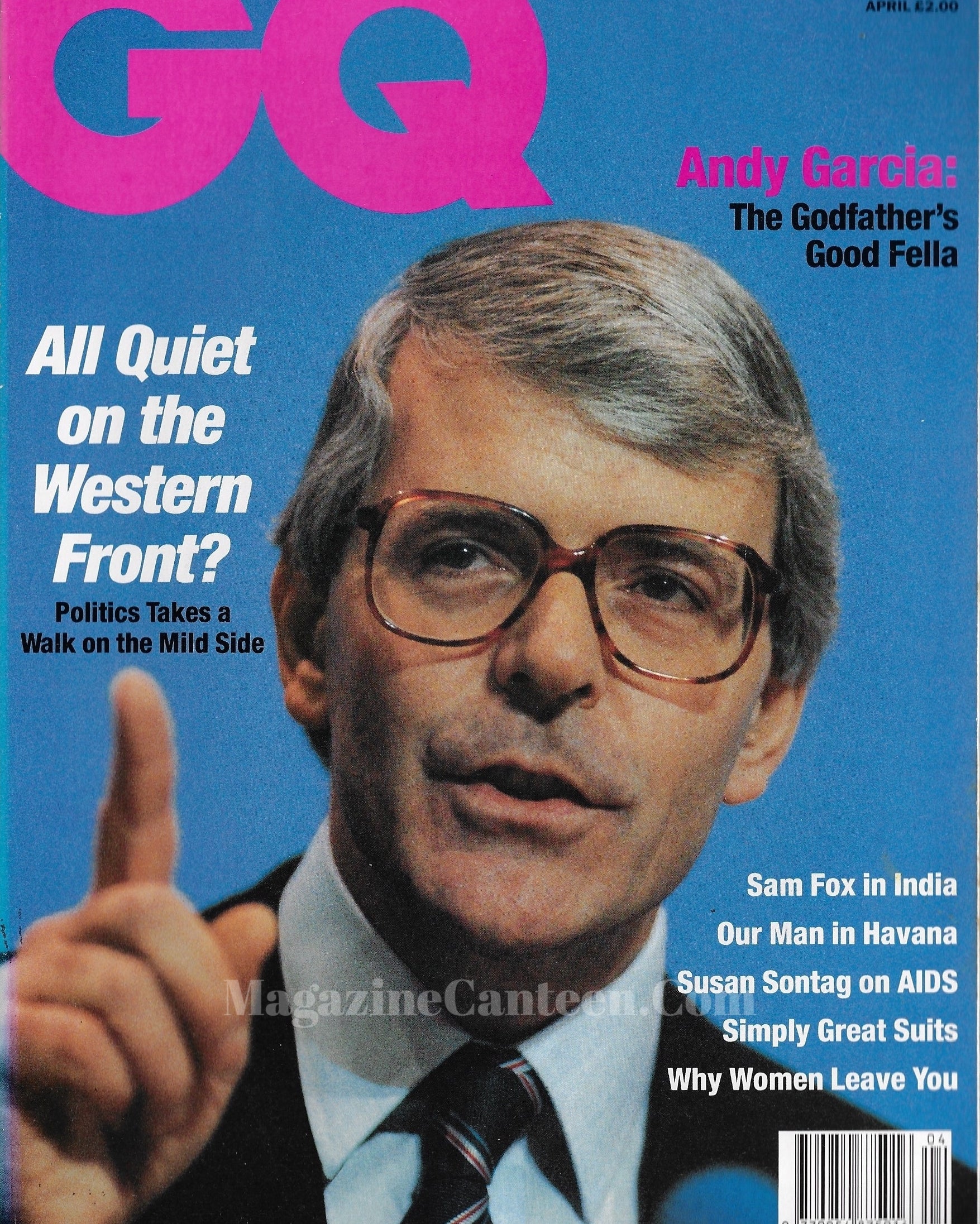 GQ Magazine April 1991 - John Major