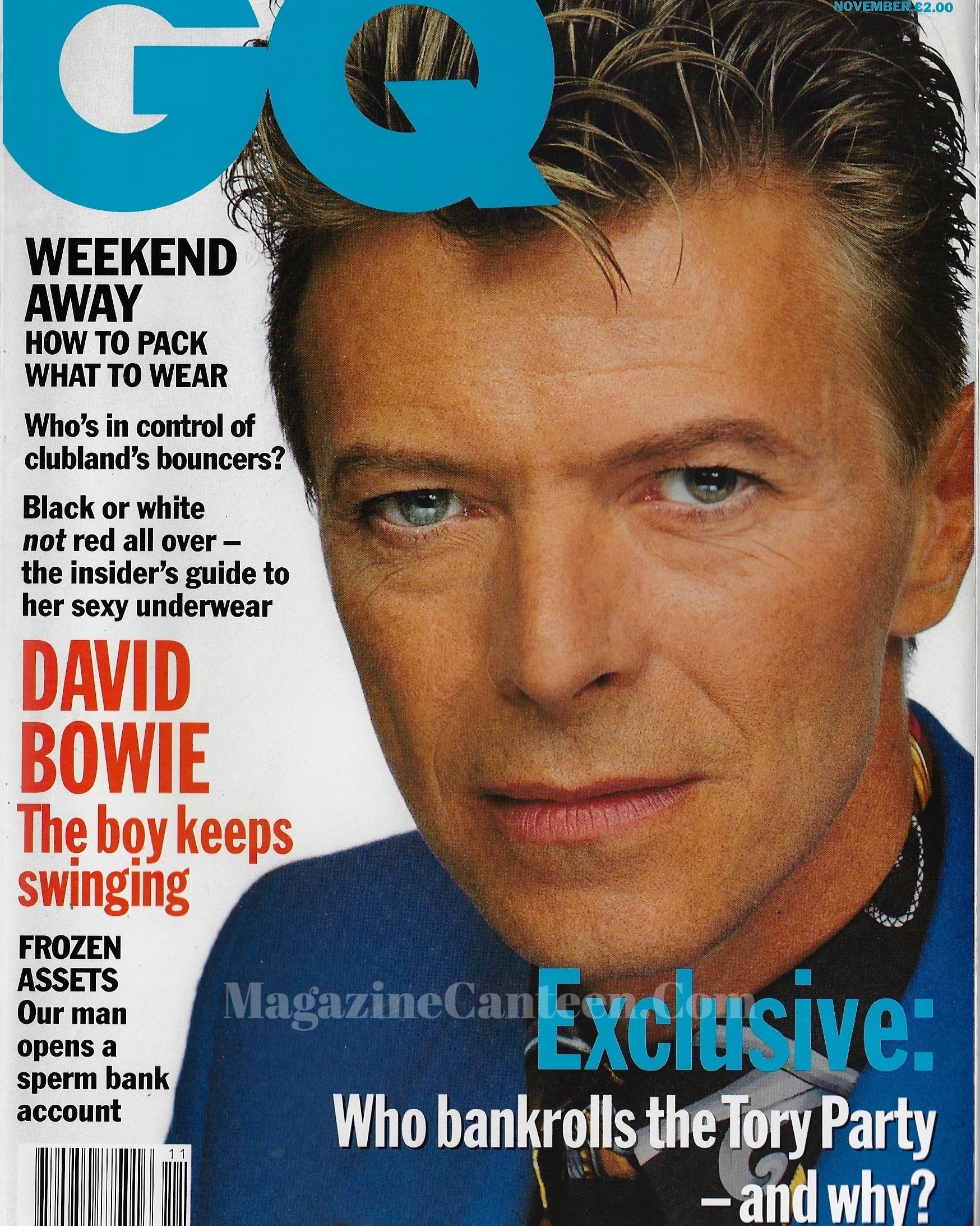 GQ Magazine November 1991 - David Bowie
