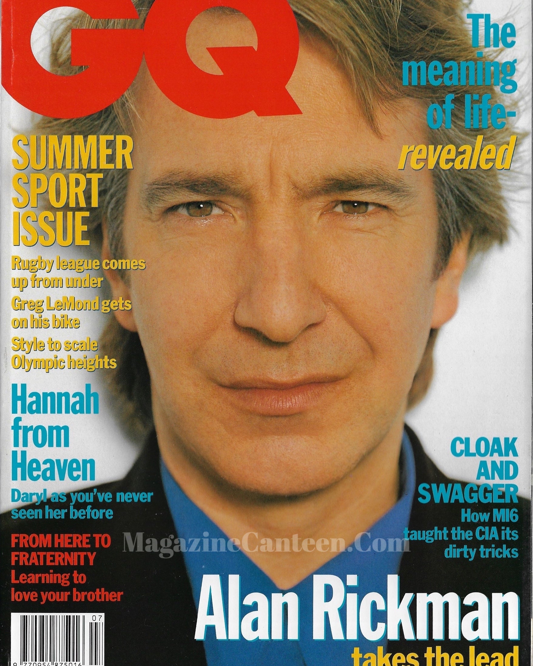 GQ Magazine July 1992 - Alan Rickman