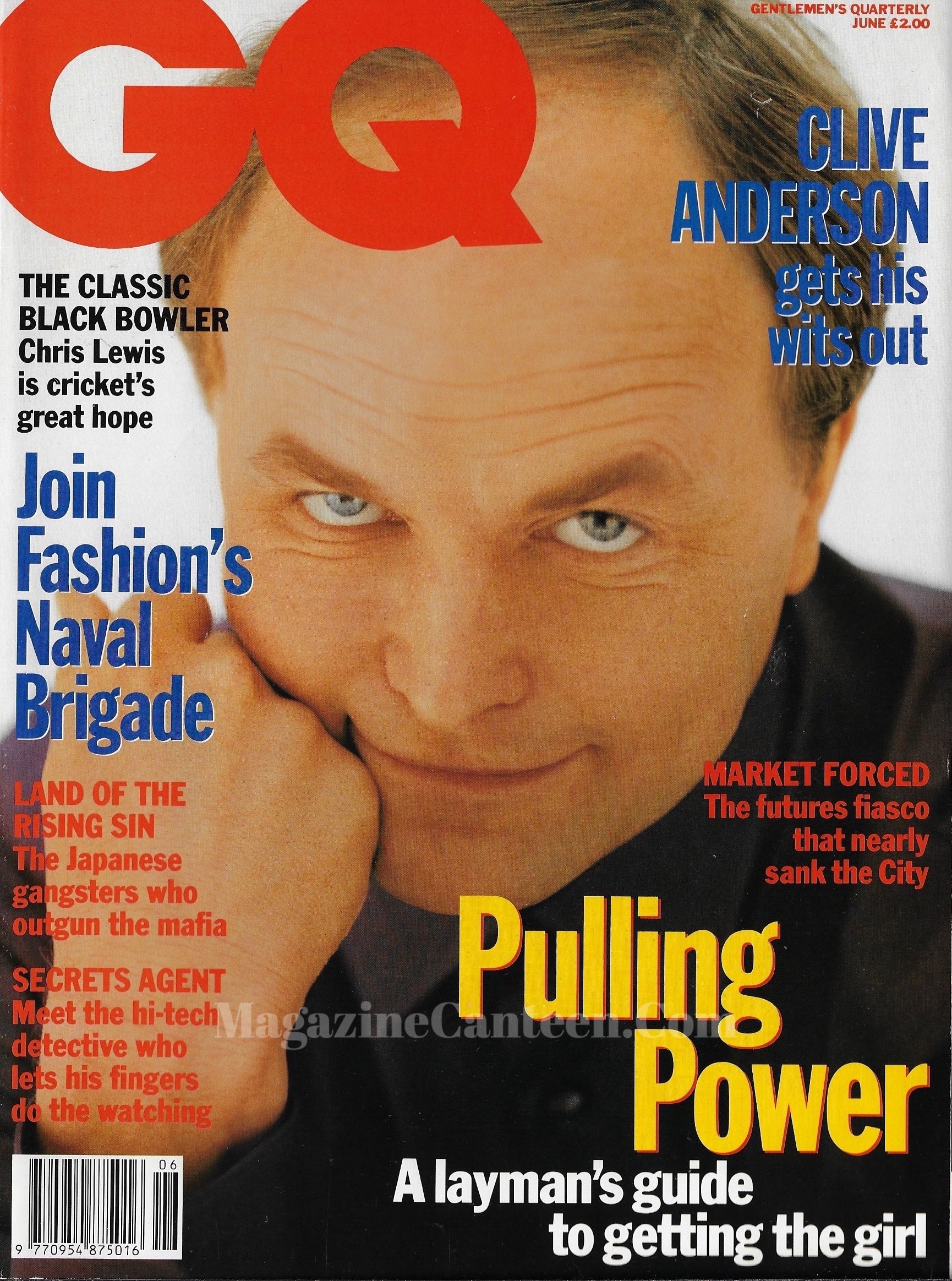 GQ Magazine June 1992 - Clive Anderson