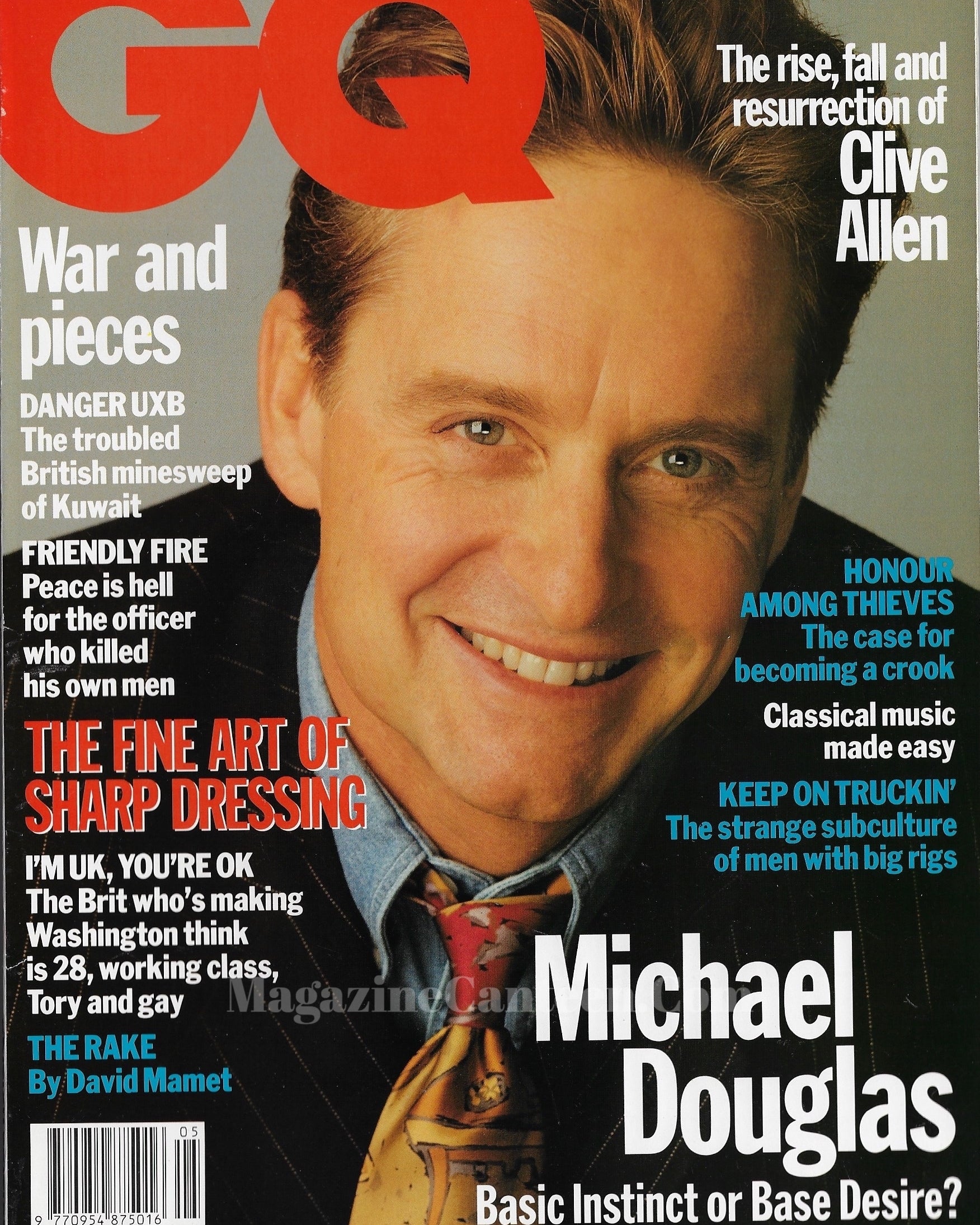 GQ Magazine May 1992 - Michael Douglas