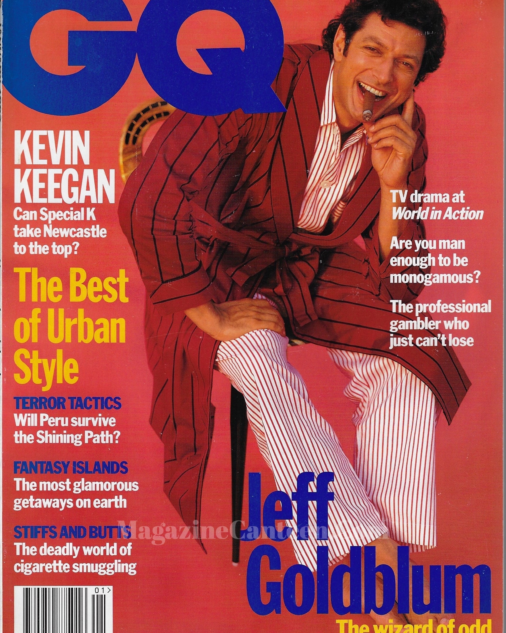 GQ Magazine January 1993 - Jeff Goldblum