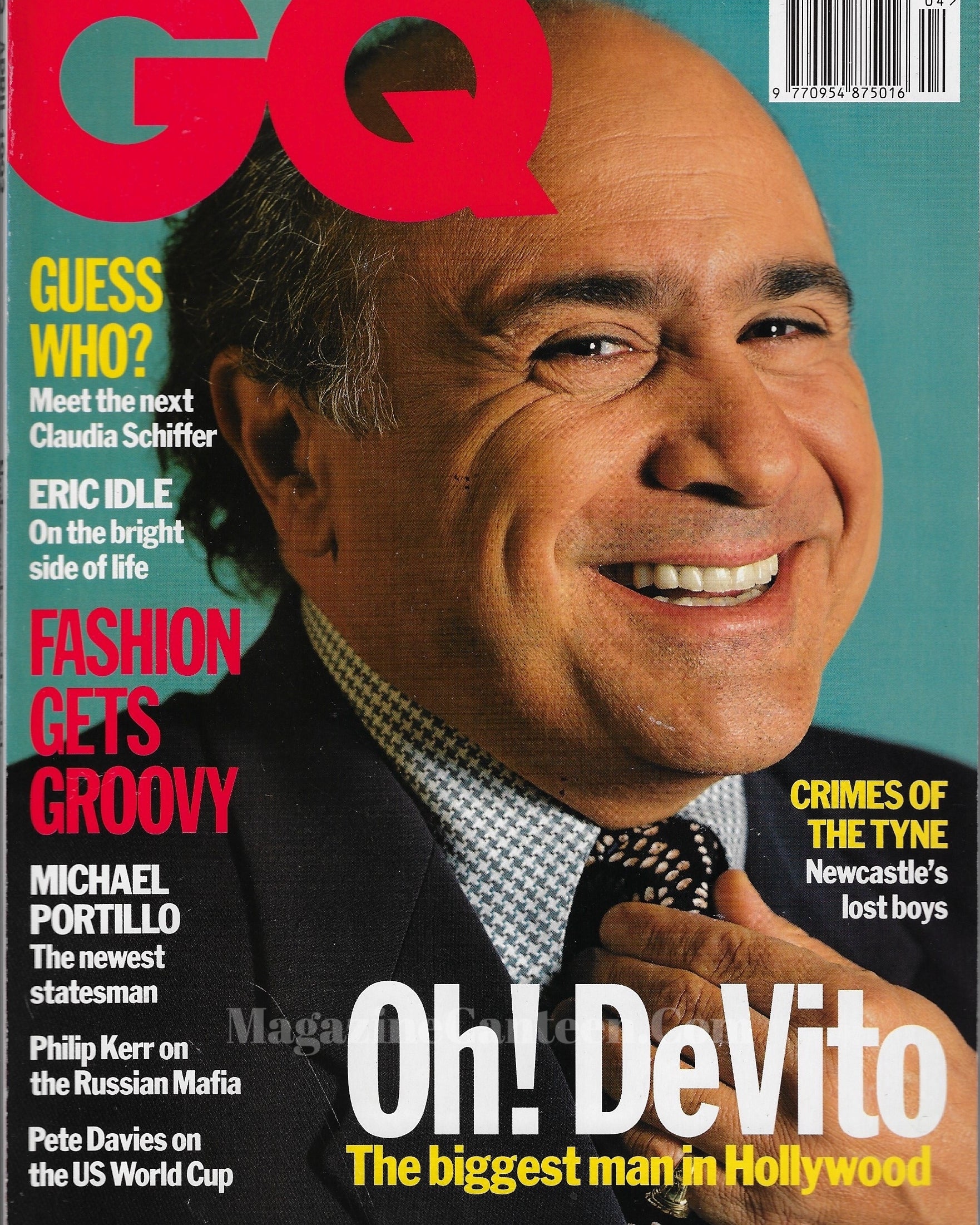 GQ Magazine April 1993 - Danny DeVitO