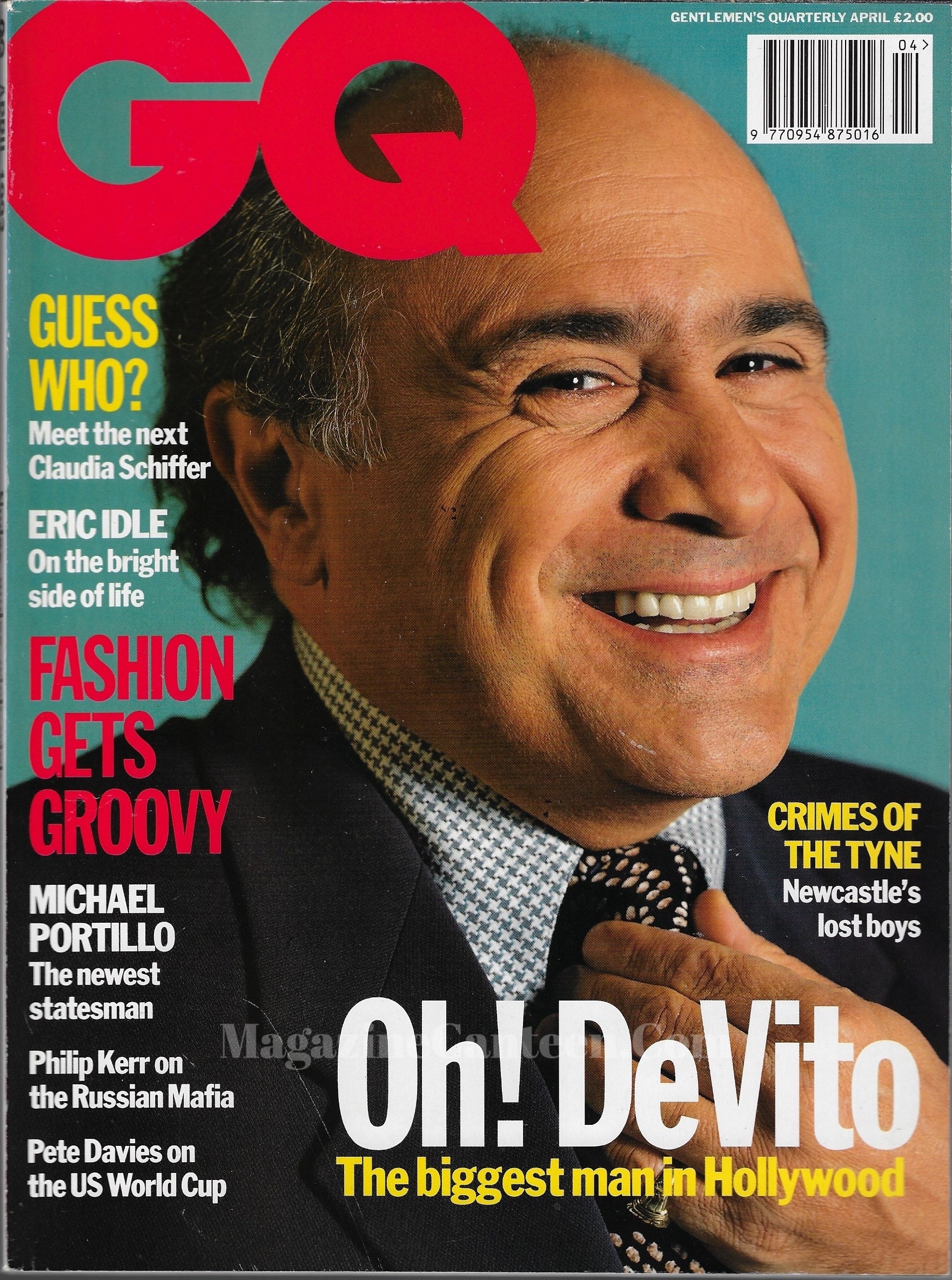 GQ Magazine April 1993 - Danny DeVitO