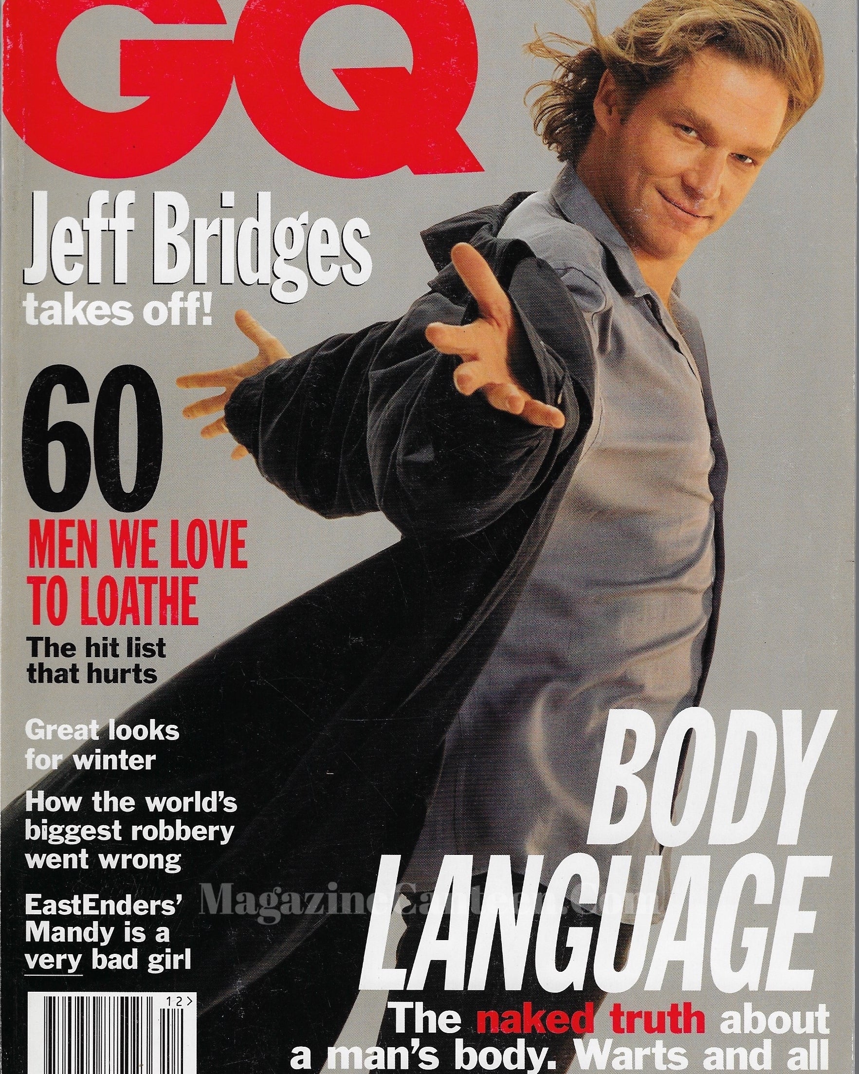 GQ Magazine December 1993 - Jeff Bridges