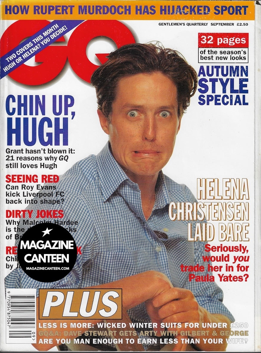 GQ Magazine September 1995 - Hugh Grant
