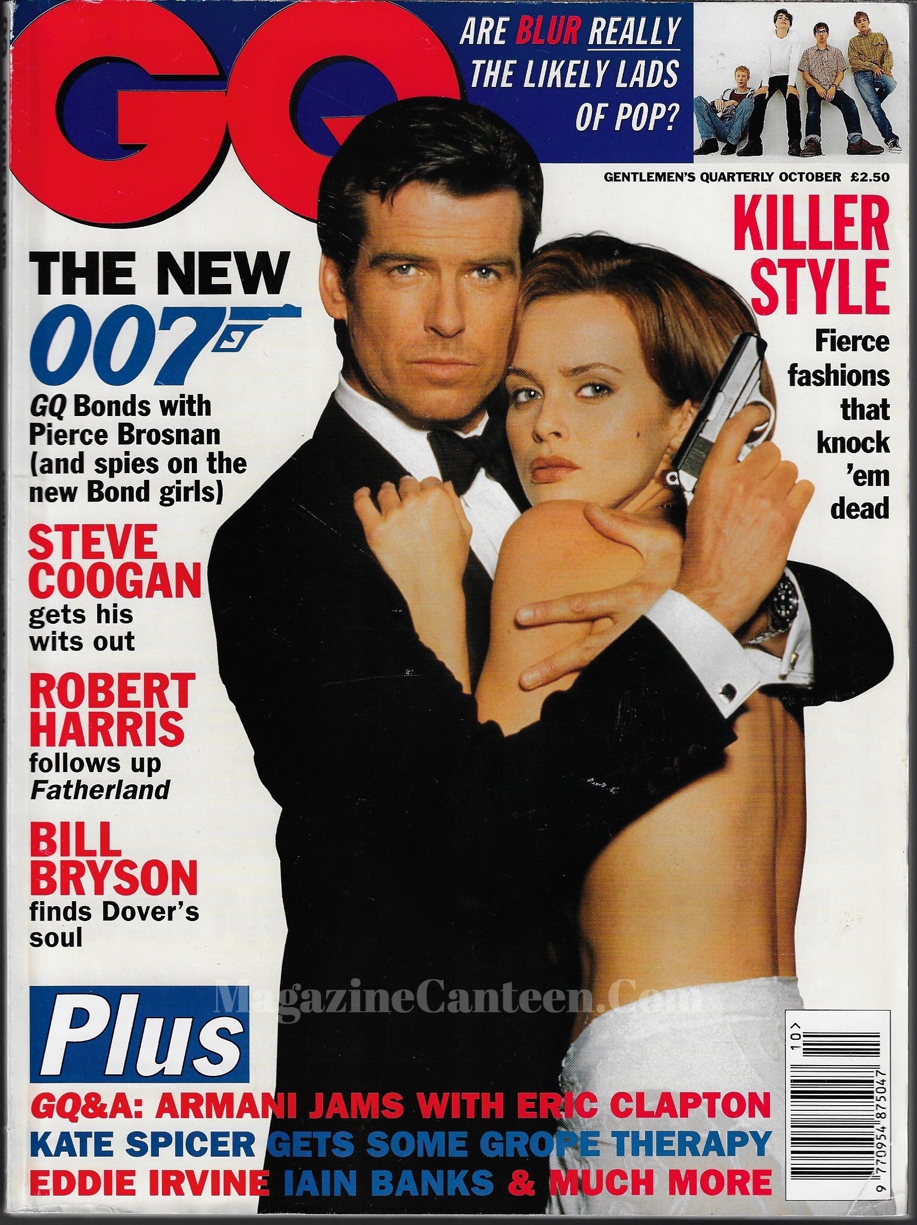 GQ Magazine October 1995 - Pierce Brosnan