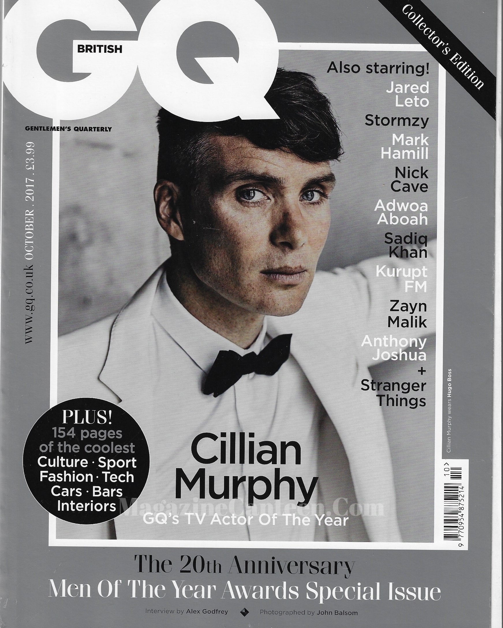 GQ Magazine October 2017 - Cillian Murphy