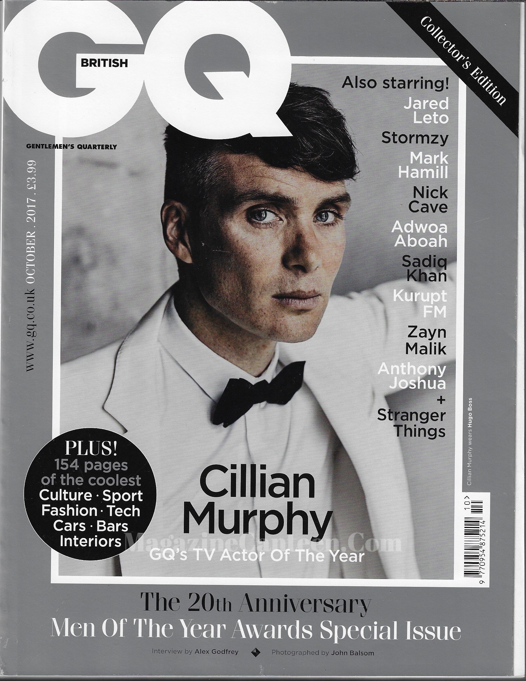 GQ Magazine October 2017 - Cillian Murphy