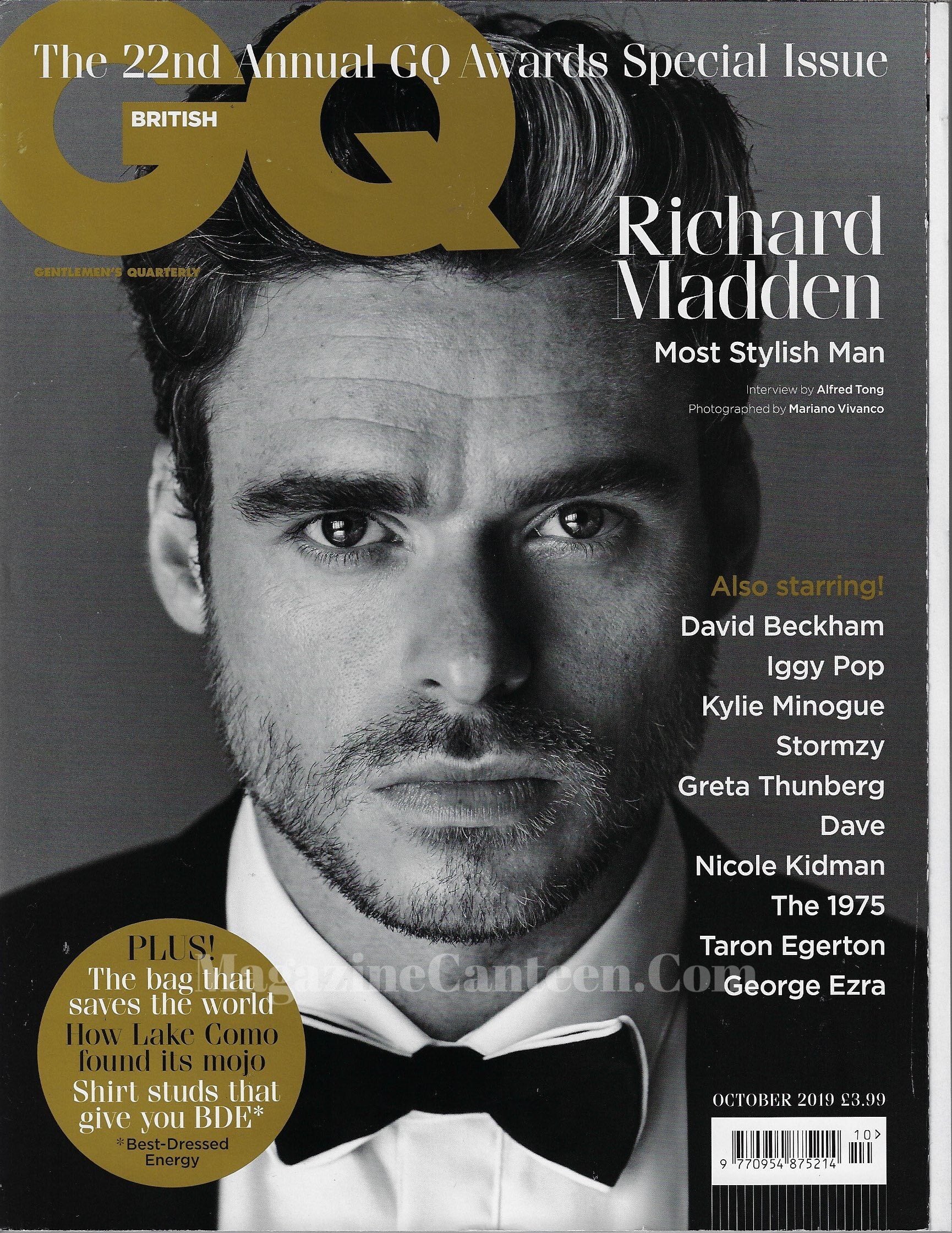 GQ Magazine October 2019 - Richard Madden