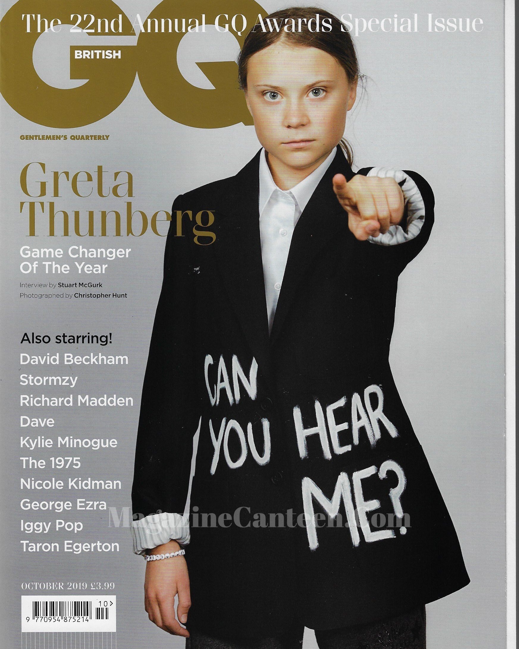GQ Magazine October 2019 - Greta Thunberg