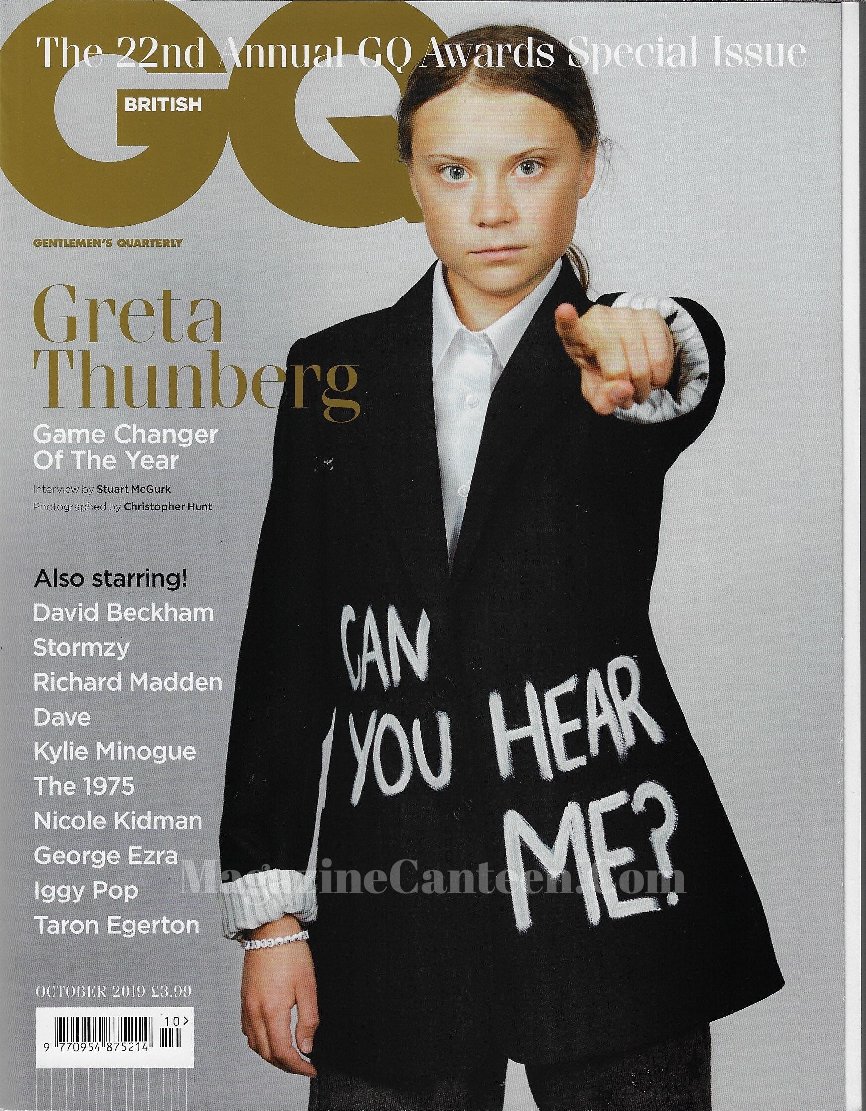 GQ Magazine October 2019 - Greta Thunberg