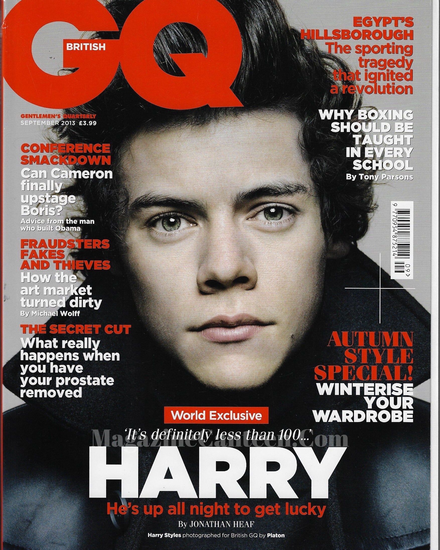 GQ Magazine September 2013 - Harry Styles One Direction