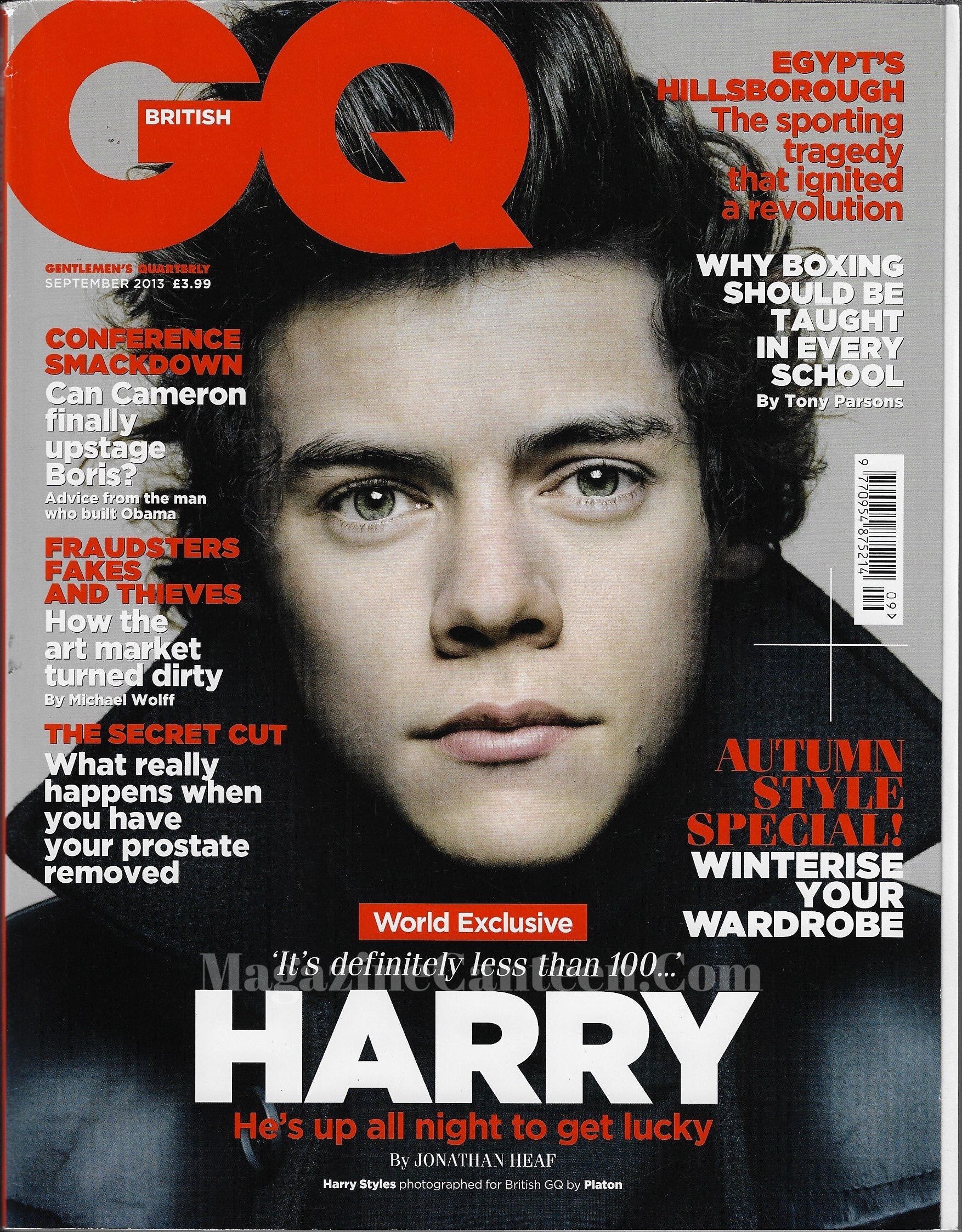 GQ Magazine September 2013 - Harry Styles One Direction