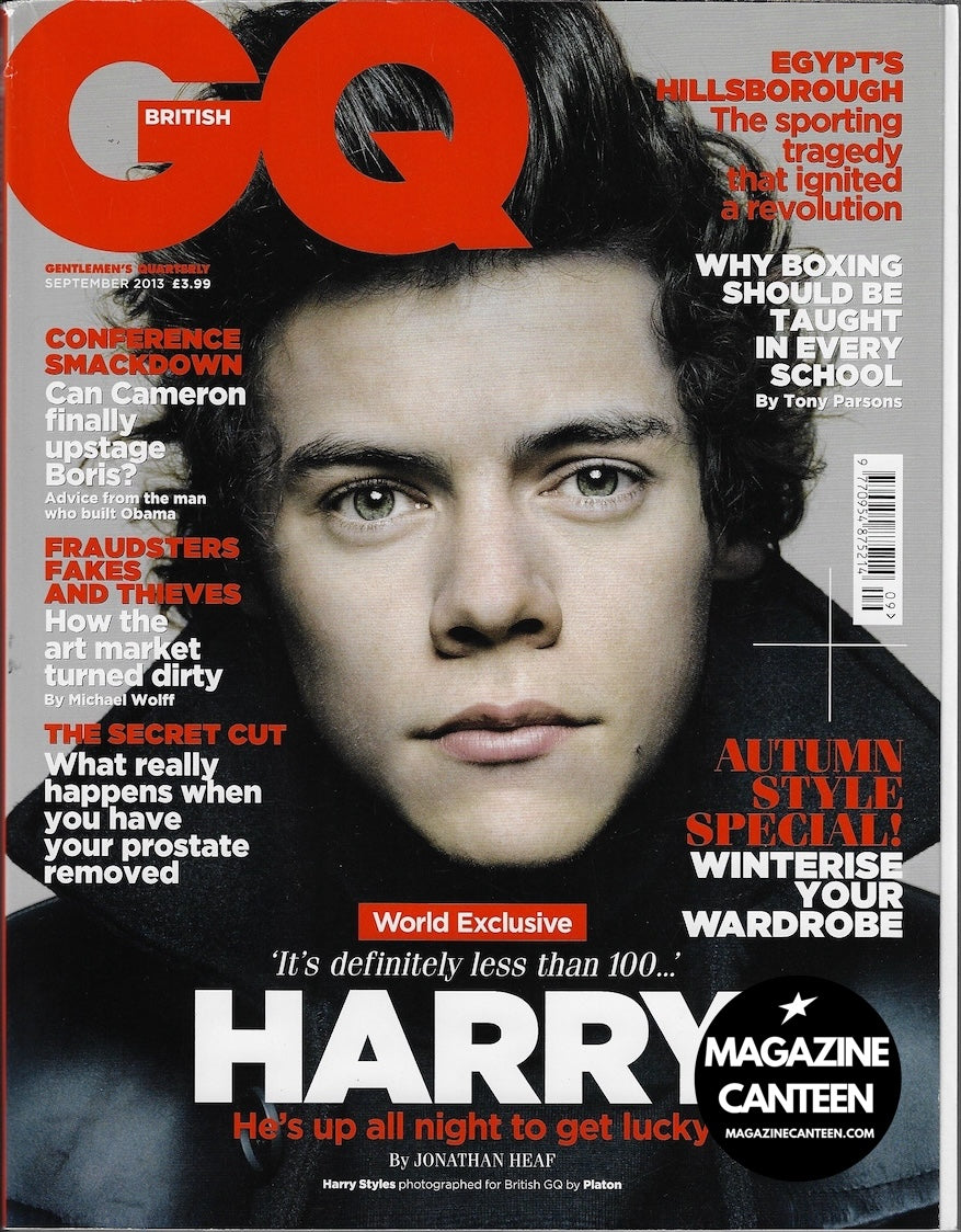 GQ Magazine September 2013 - Harry Styles One Direction