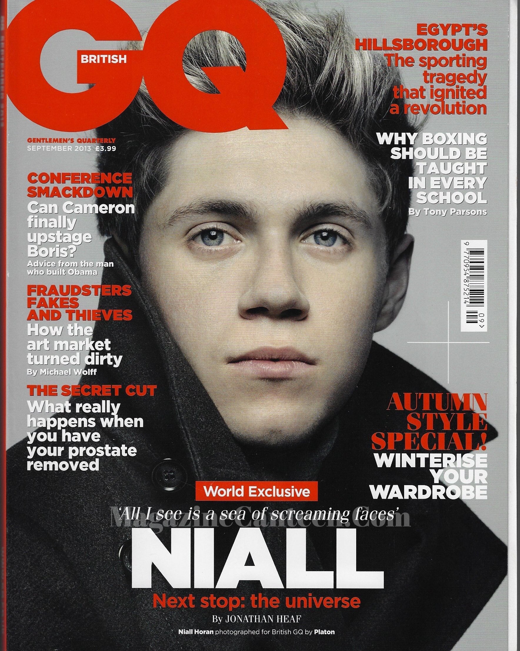 GQ Magazine September 2013 - Niall Horan One Direction