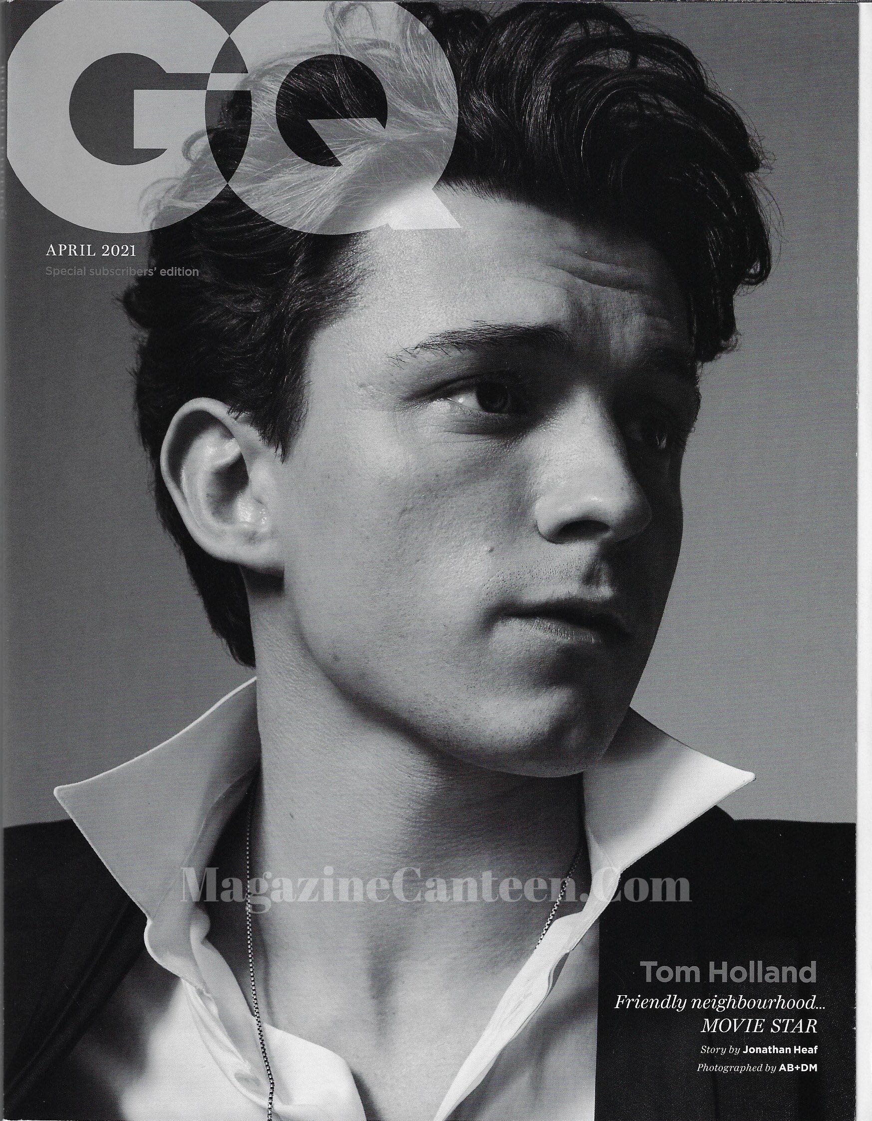 rare GQ Magazine April 2021 - Tom Holland