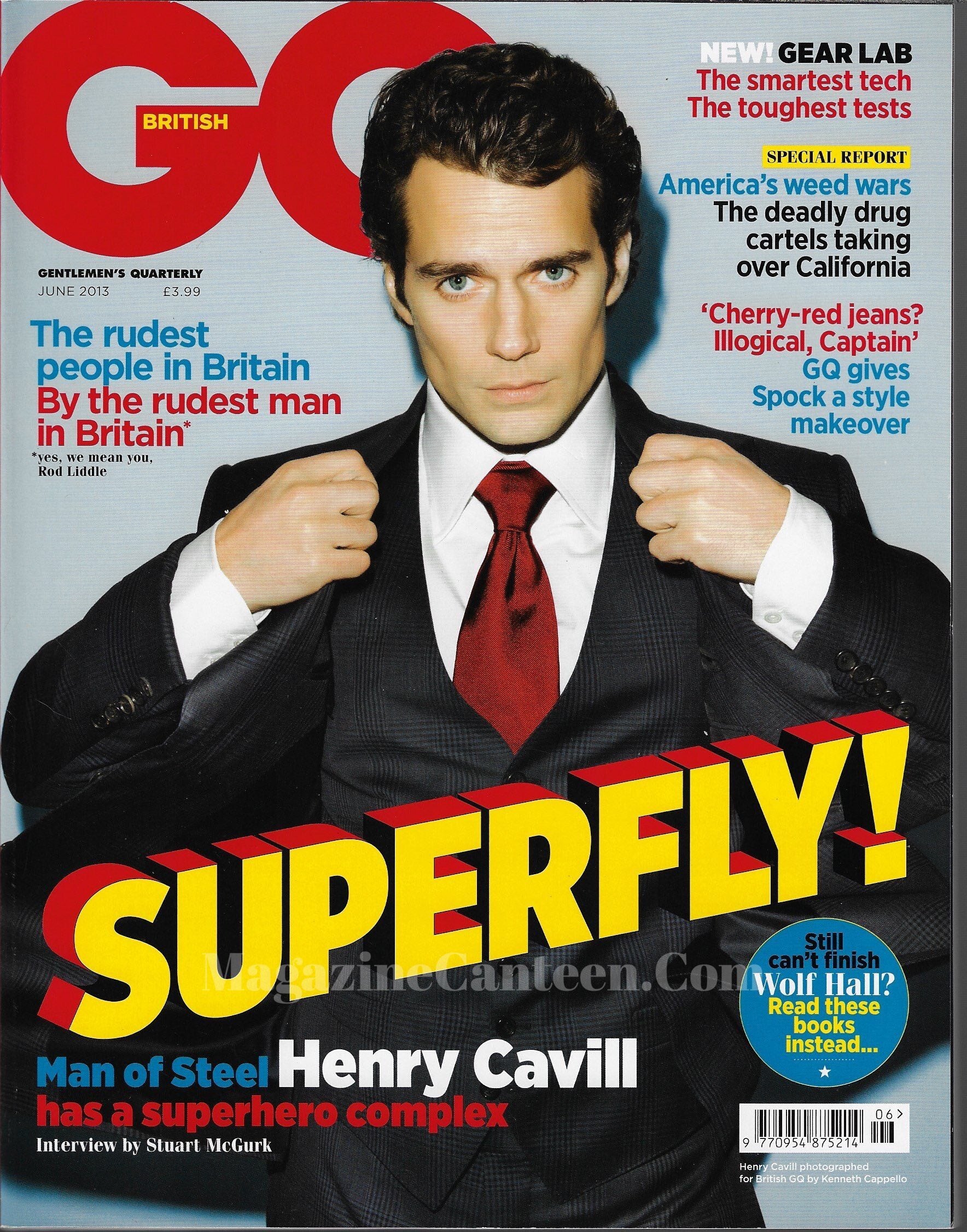 GQ Magazine June 2013 - Henry Cavill Superman
