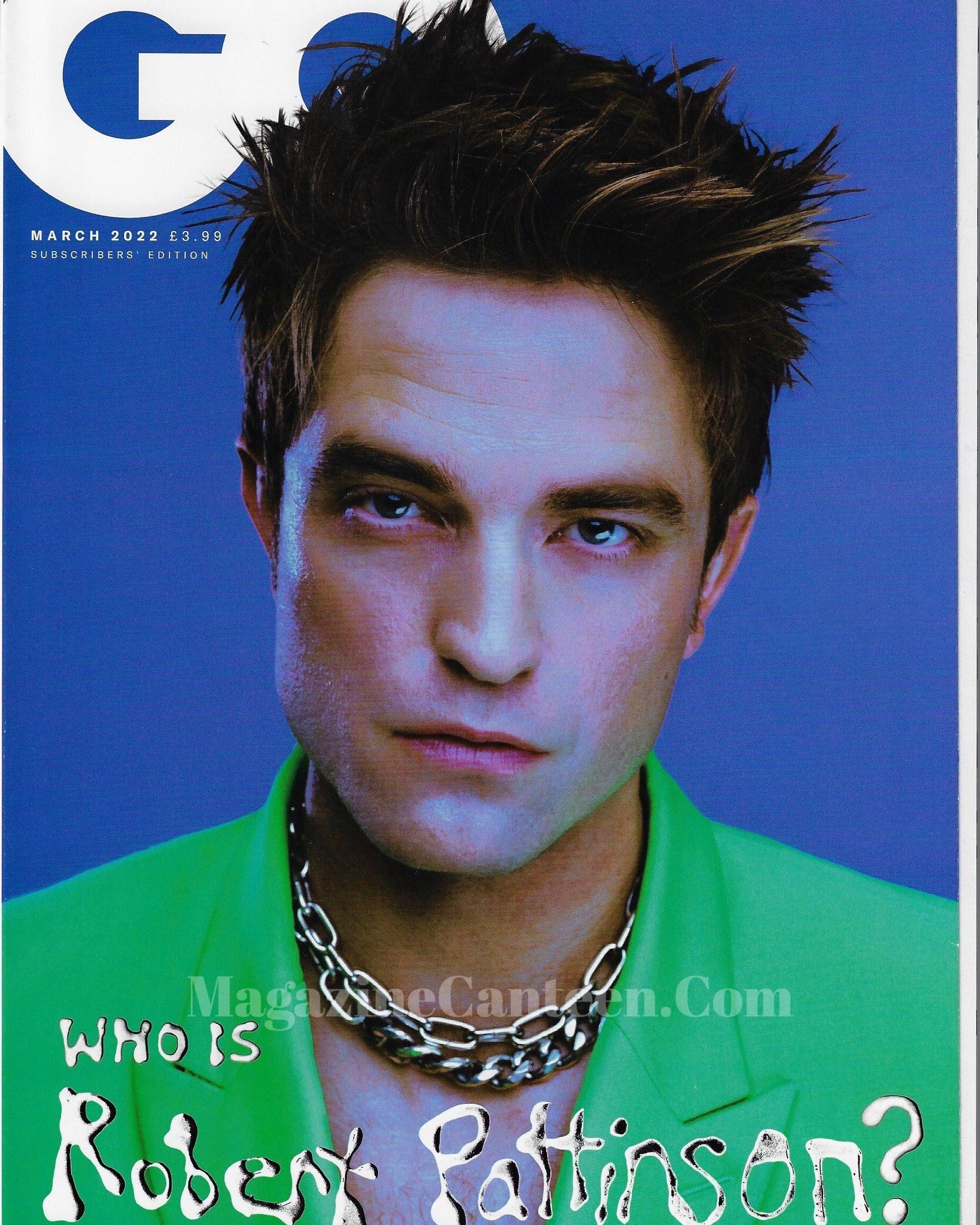 GQ Magazine March 2022 - Robert Pattinson Subscriber