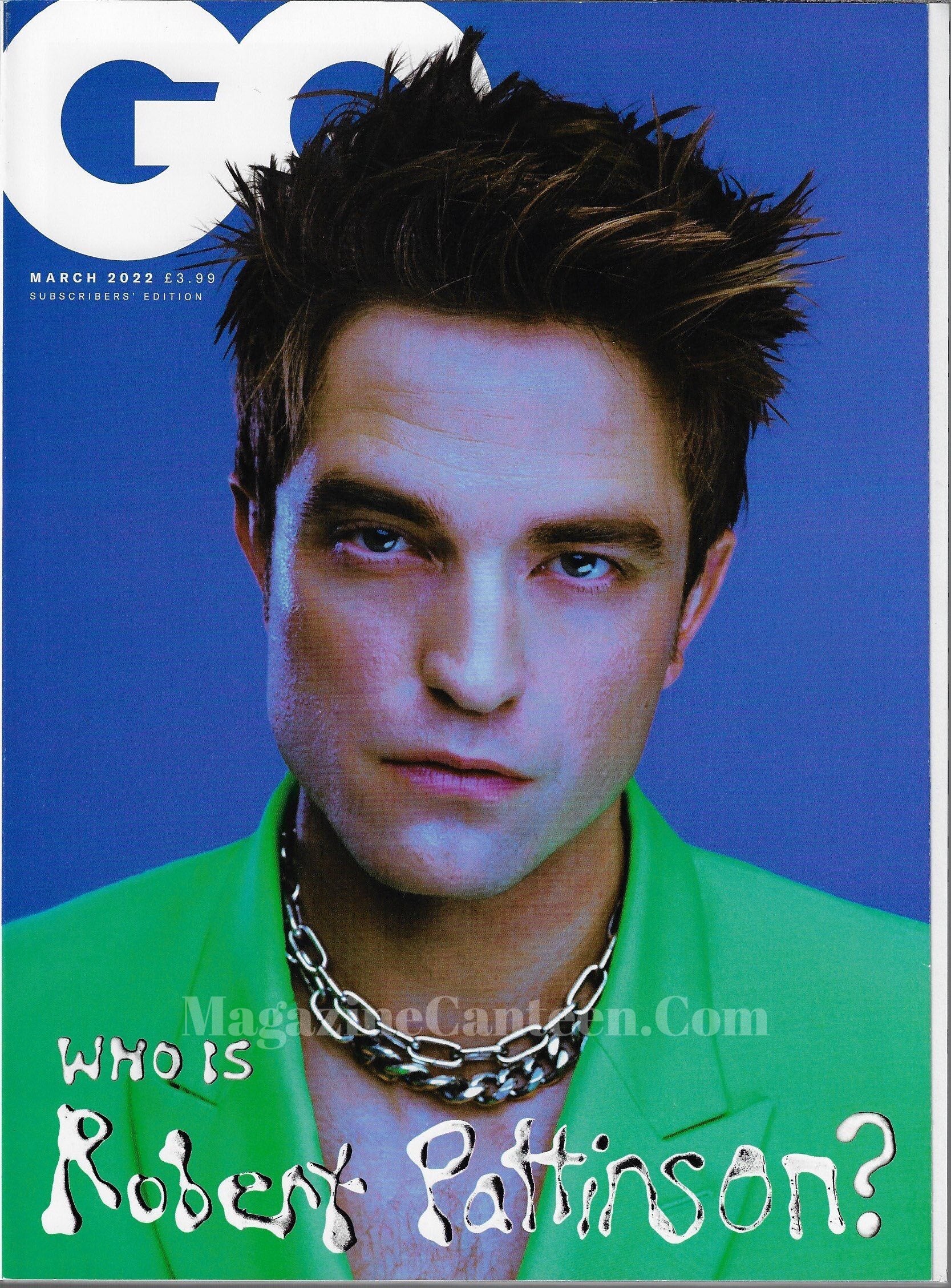 GQ Magazine March 2022 - Robert Pattinson Subscriber