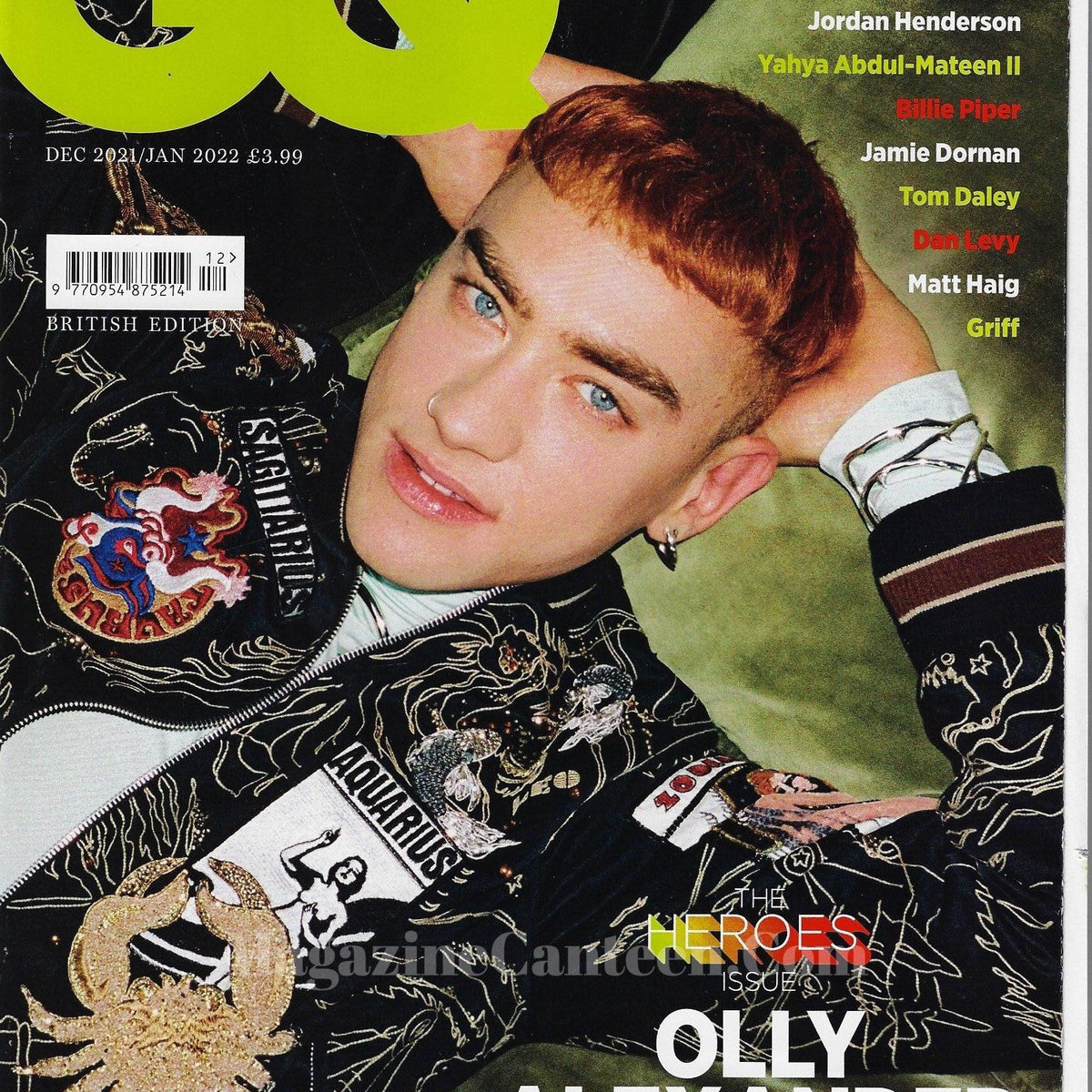 GQ Magazine December 2021 - Olly Alexander – magazine canteen