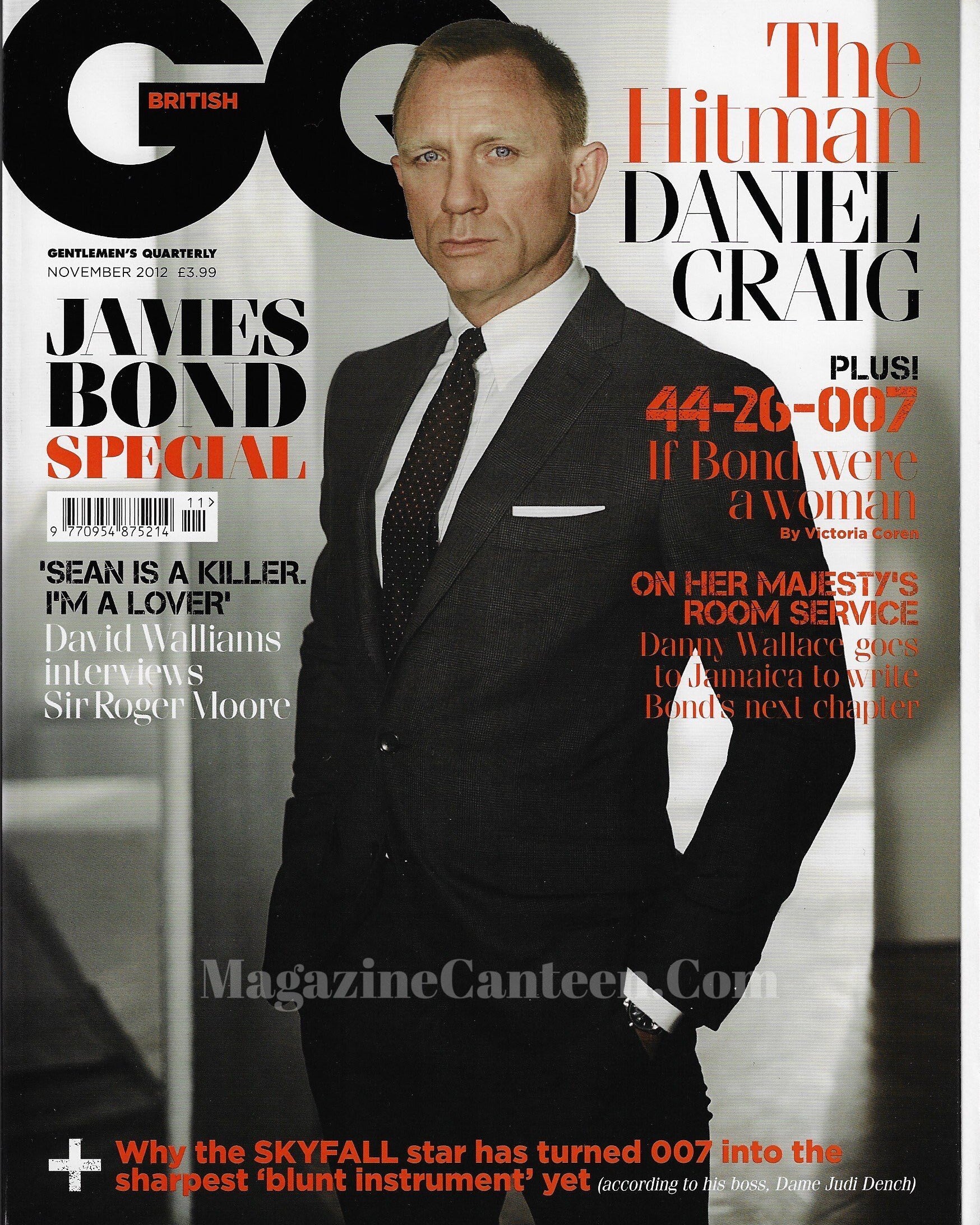 GQ Magazine November 2012 - Daniel Craig James Bond
