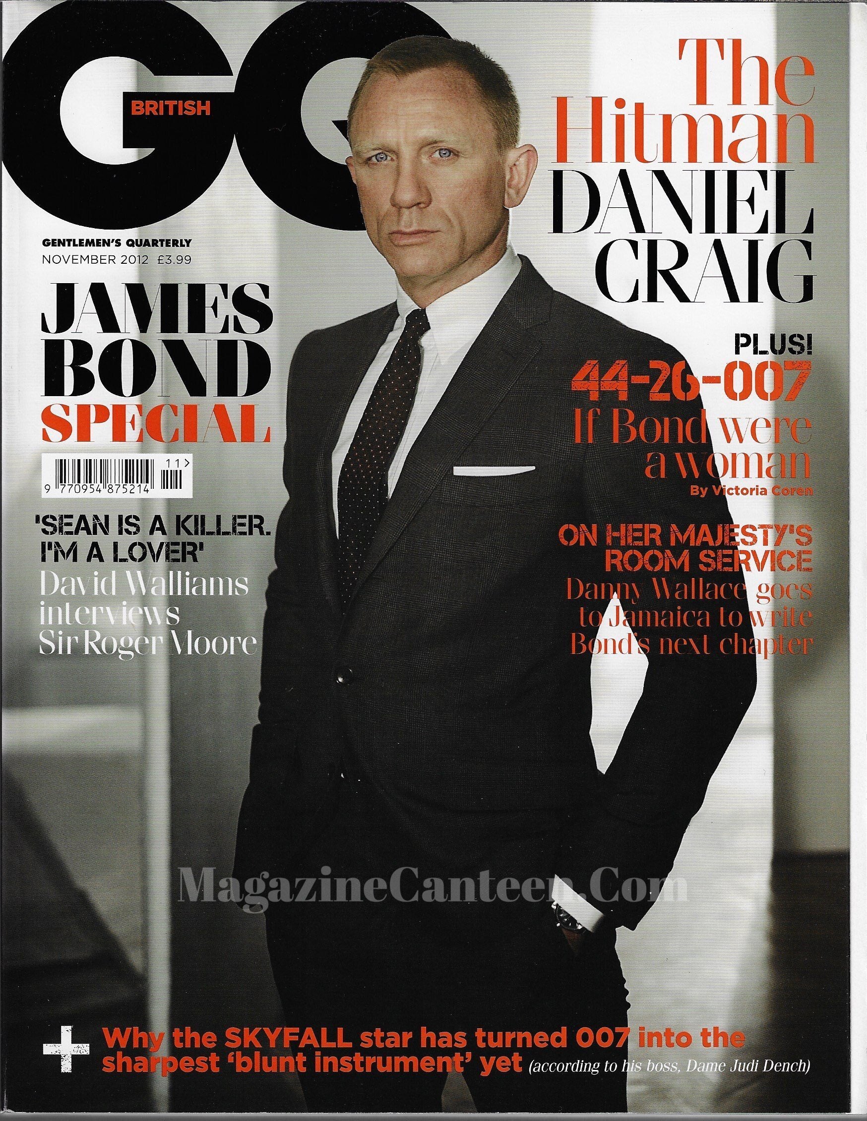 GQ Magazine November 2012 - Daniel Craig James Bond