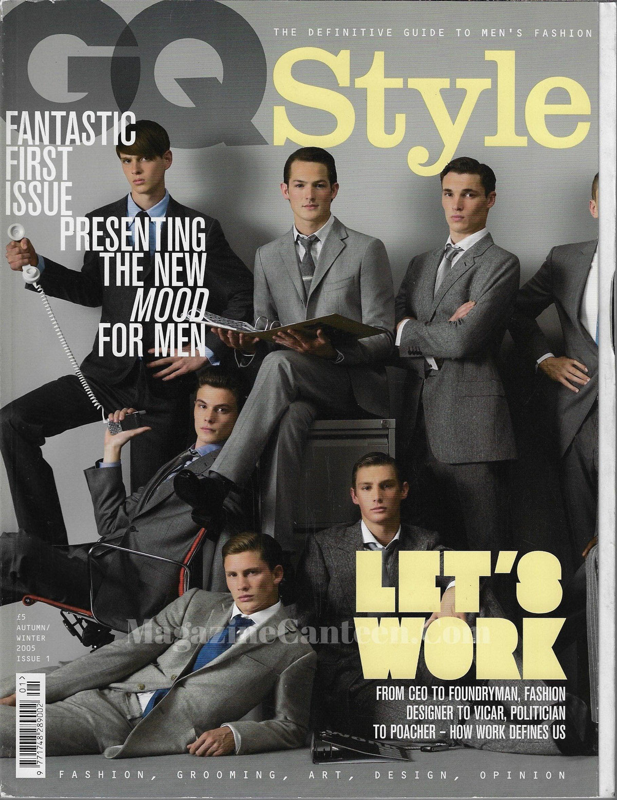 Sytle Magazine GQ Style Magazine 1 - Phil Poynter Launch Issue – magazine canteen