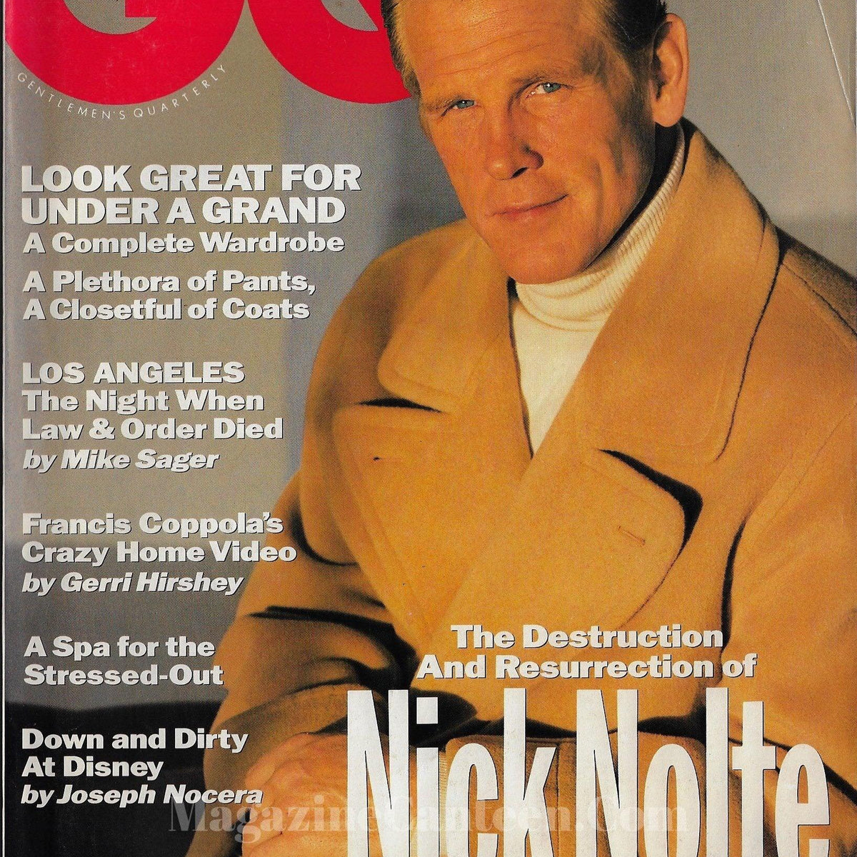 GQ Magazine USA - Nick Nolte Patsy Kensit – magazine canteen