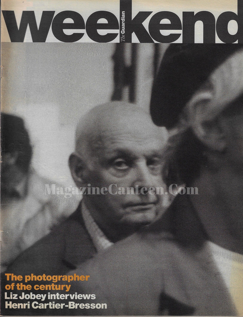 Guardian Magazine Henri Cartier Bresson Magazine Canteen