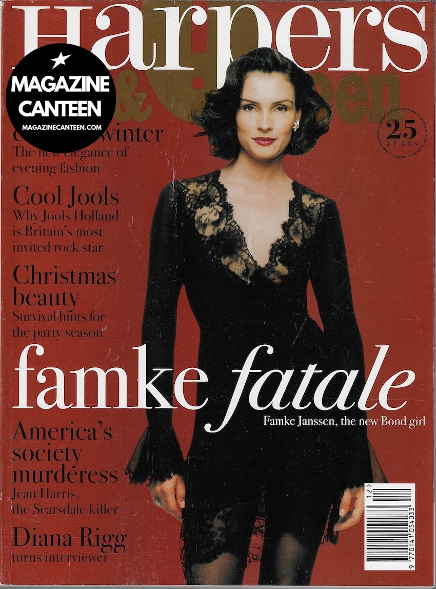Harpers & Queen Magazine - Famke Janssen DIANA RIGG Jodie Kidd