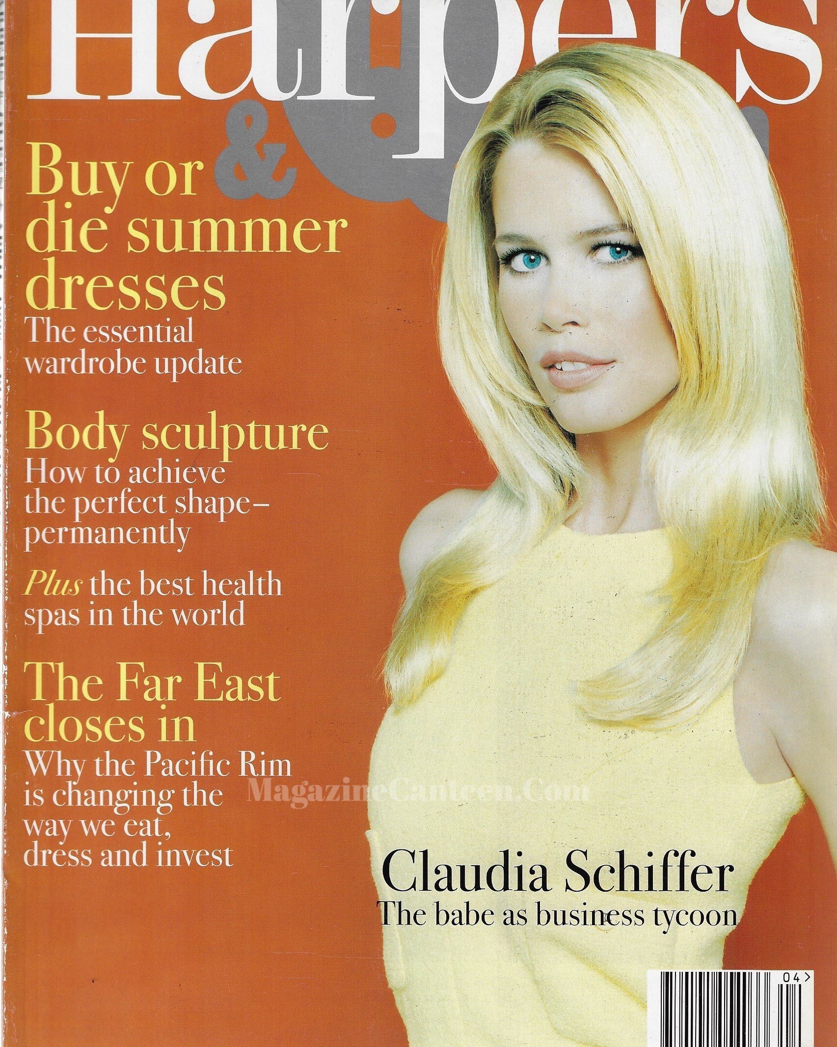 Harpers & Queen Magazine - Claudia Schiffer