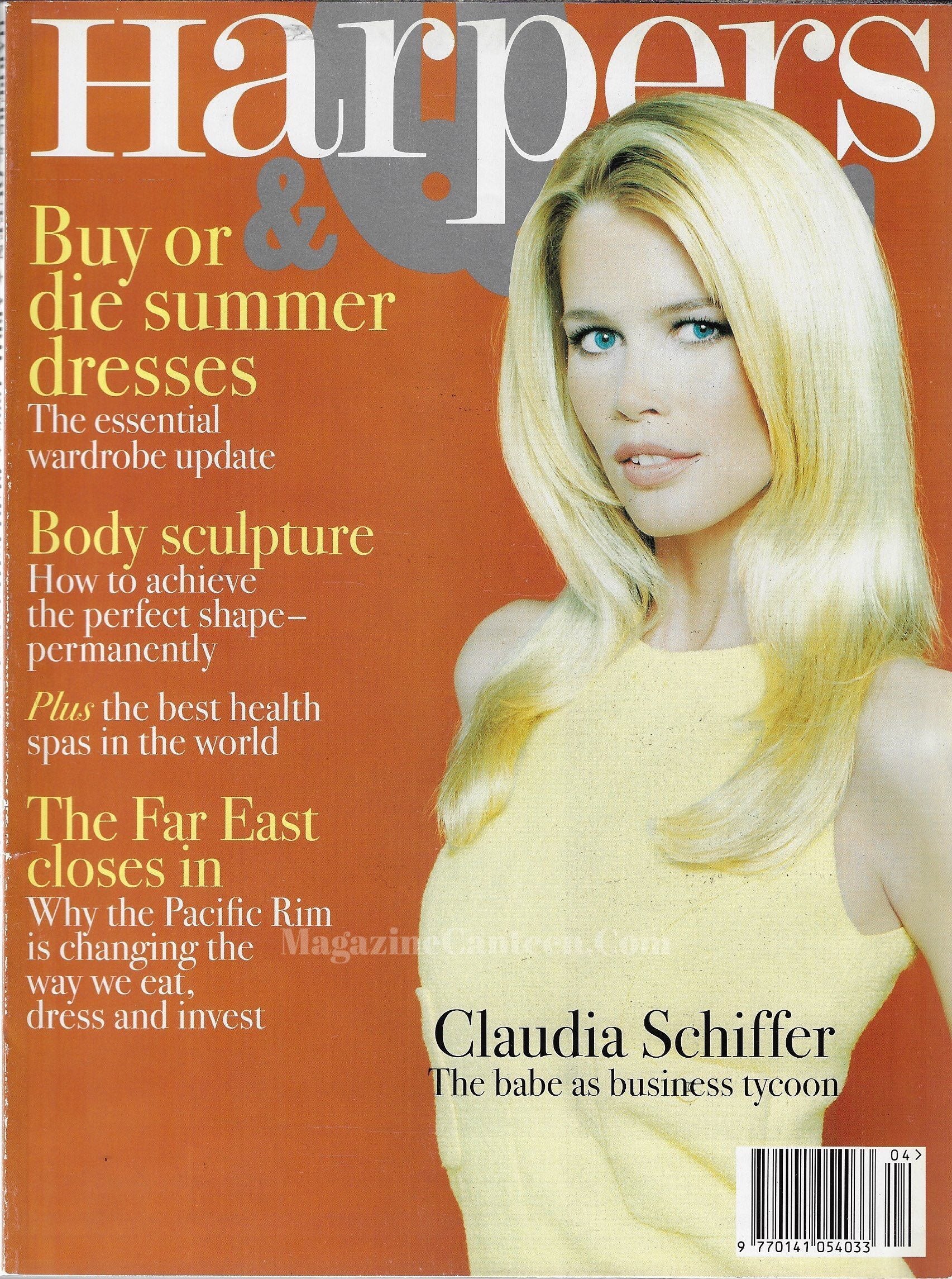 Harpers & Queen Magazine - Claudia Schiffer