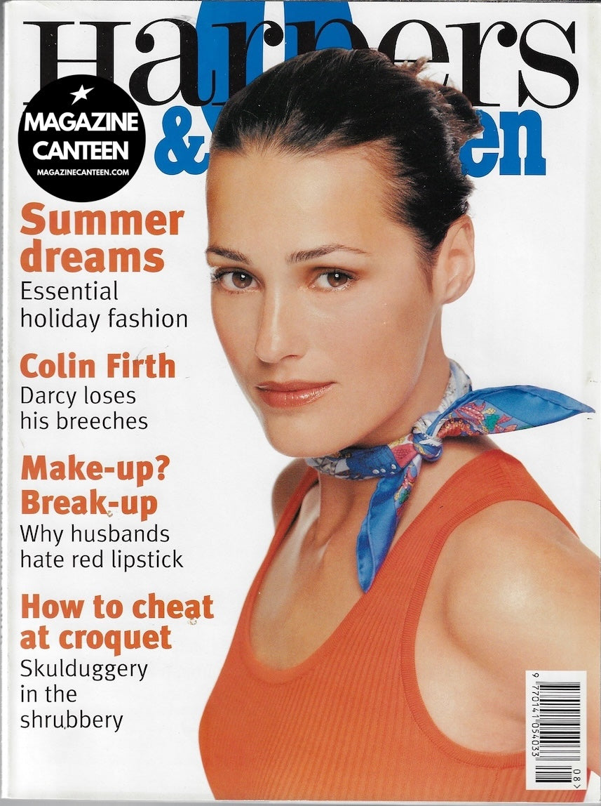 Harpers & Queen Magazine - Yasmin Le Bon COLIN FIRTH Alexander McQueen