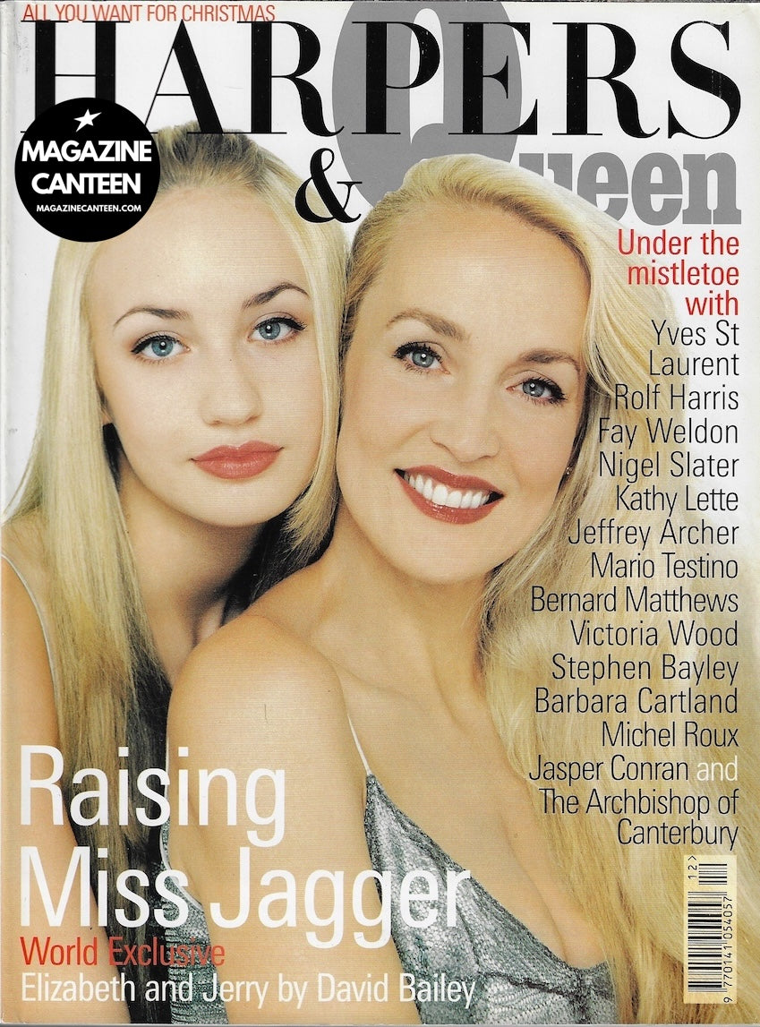 Harpers & Queen Magazine - Jerry Hall VICTORIA WOOD Elizabeth Jagger