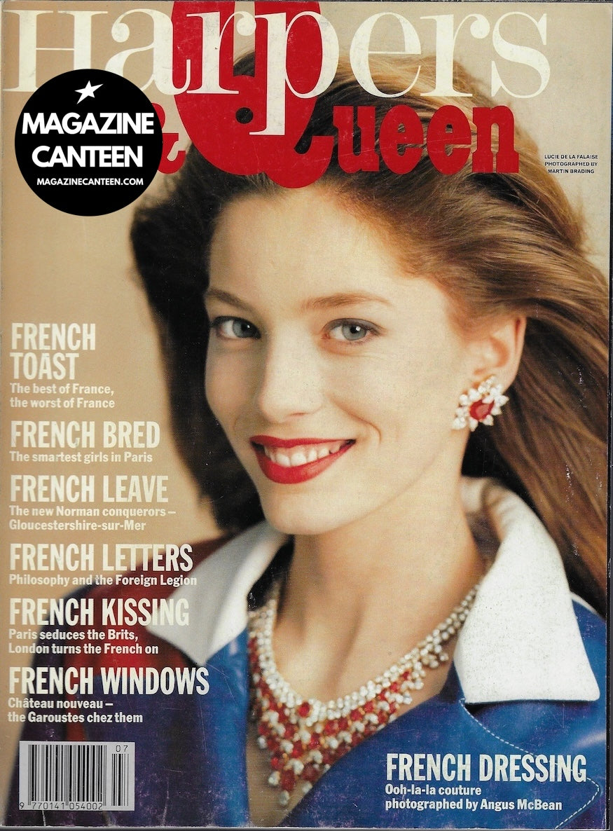 Harpers & Queen Magazine - Lucie de la Falaise 1989