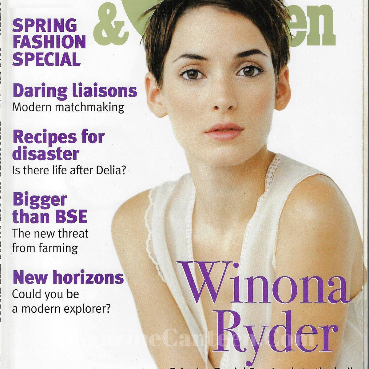 Harpers & Queen Magazine - Winona Ryder – magazine canteen