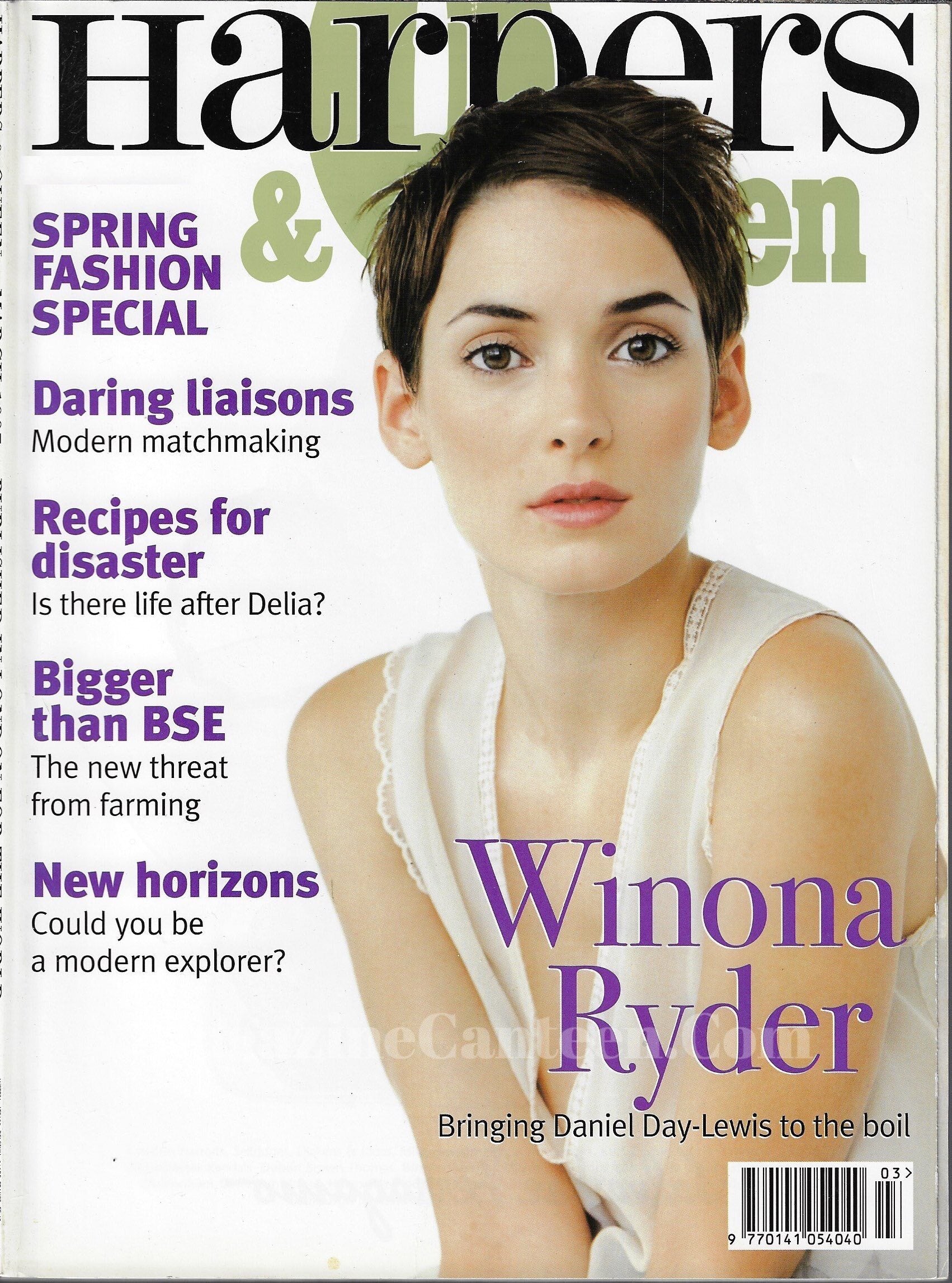 Harpers & Queen Magazine - Winona Ryder