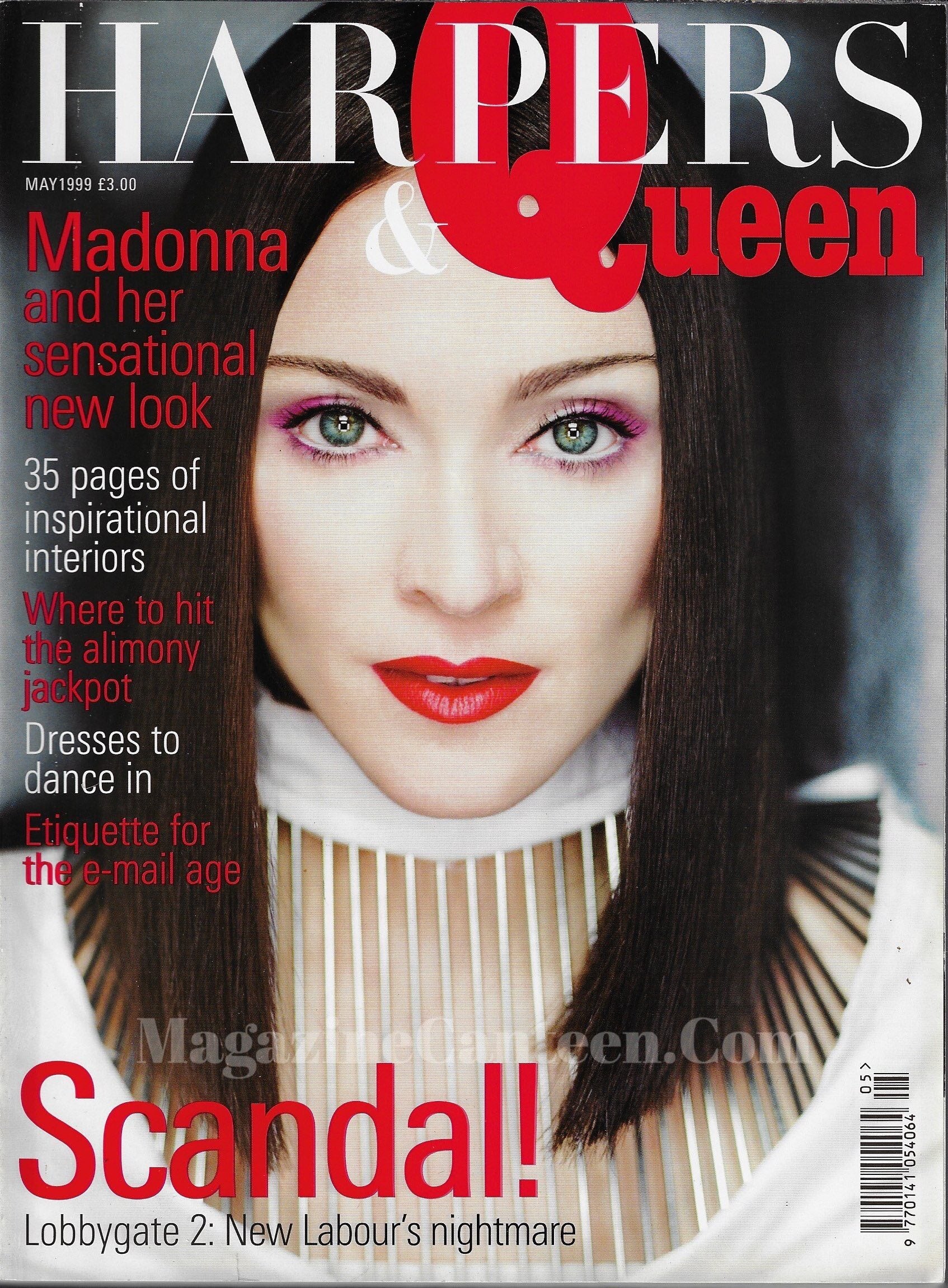 Harpers & Queen Magazine Cover: Madonna by Patrick Demarchelier