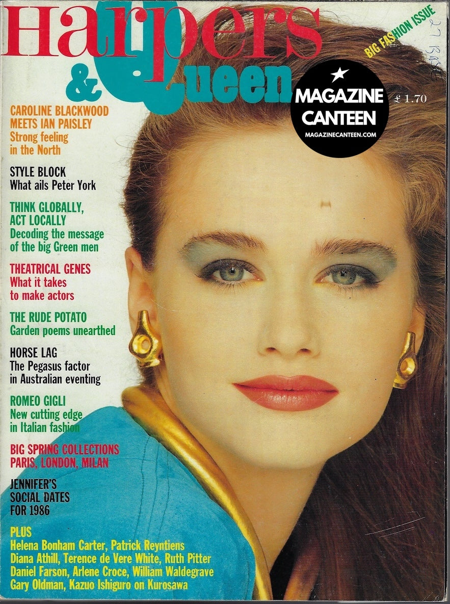 Harpers & Queen Magazine - GARY OLDMAN Kristen McMenamy HELENA BONHAM CARTER