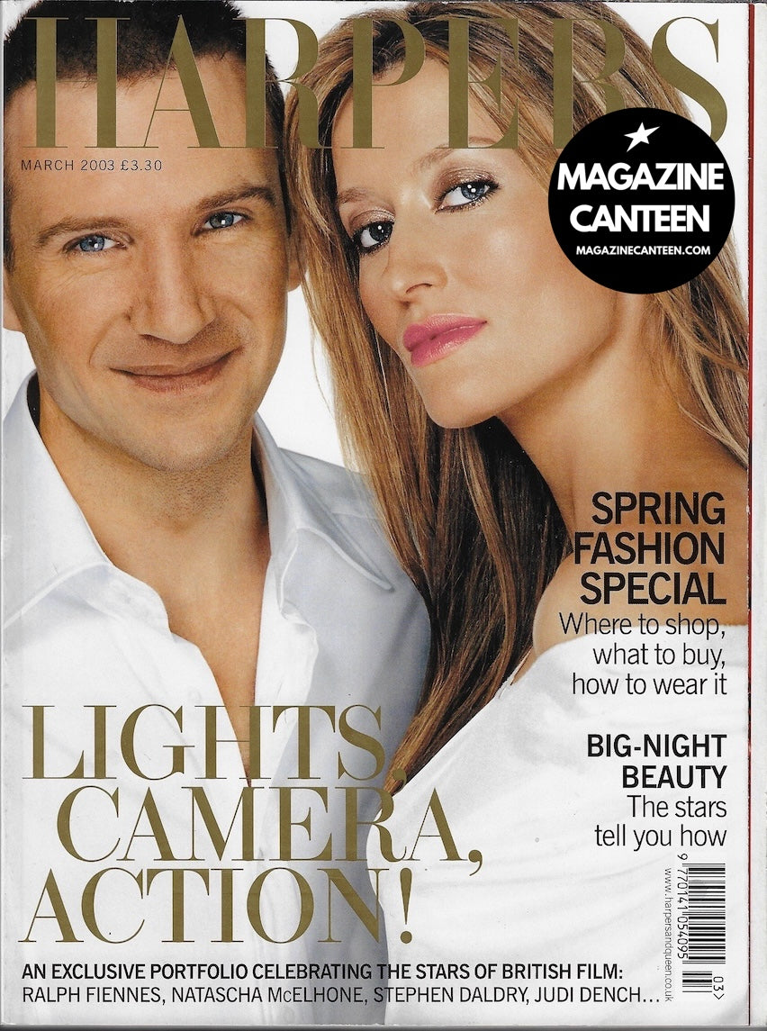 Harpers & Queen Magazine - RALPH FIENNES Alan Rickman GERARD BUTLER