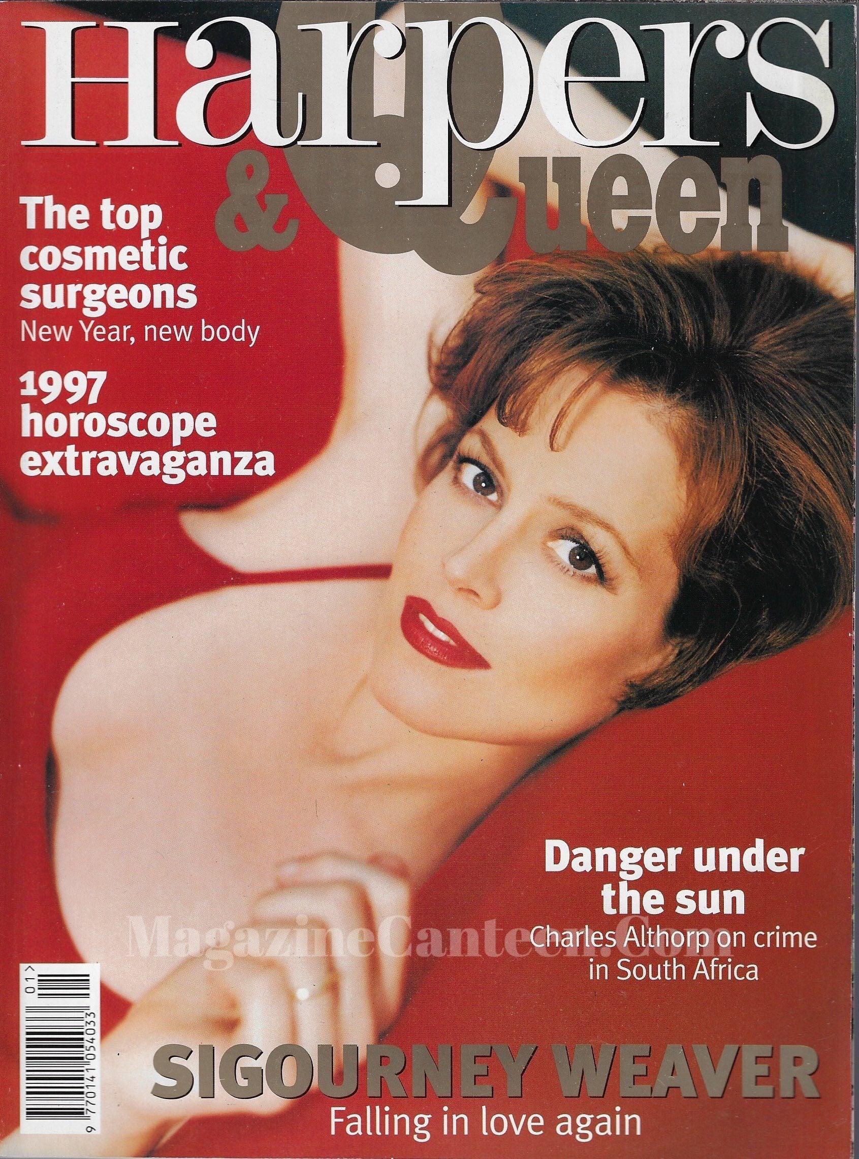 Harpers & Queen Magazine - Sigourney Weaver