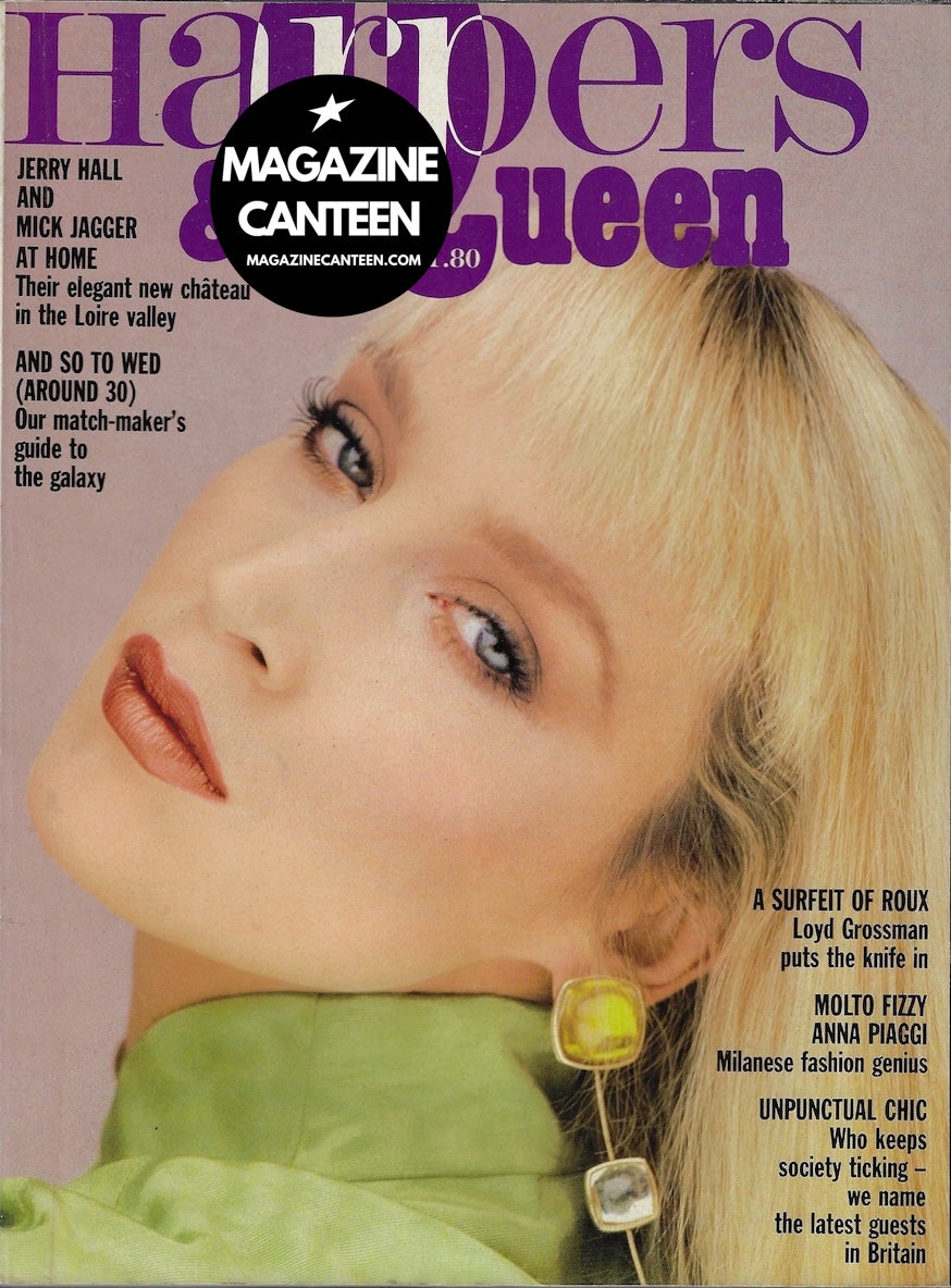 Harpers & Queen Magazine - Jerry Hall ANNA PIAGGI David Silverstein