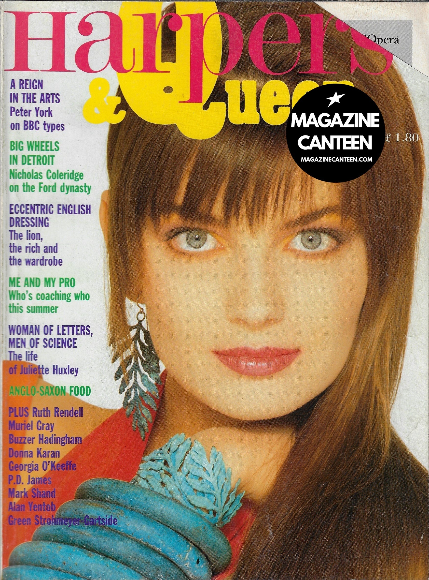 Harpers & Queen Magazine - Paulina Porizkova ALAN YENTOB The Police
