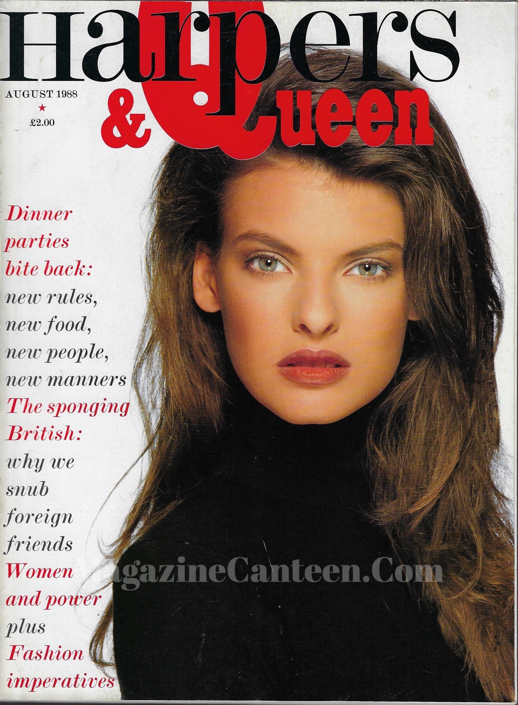 Harpers & Queen Magazine - Linda Evangelista