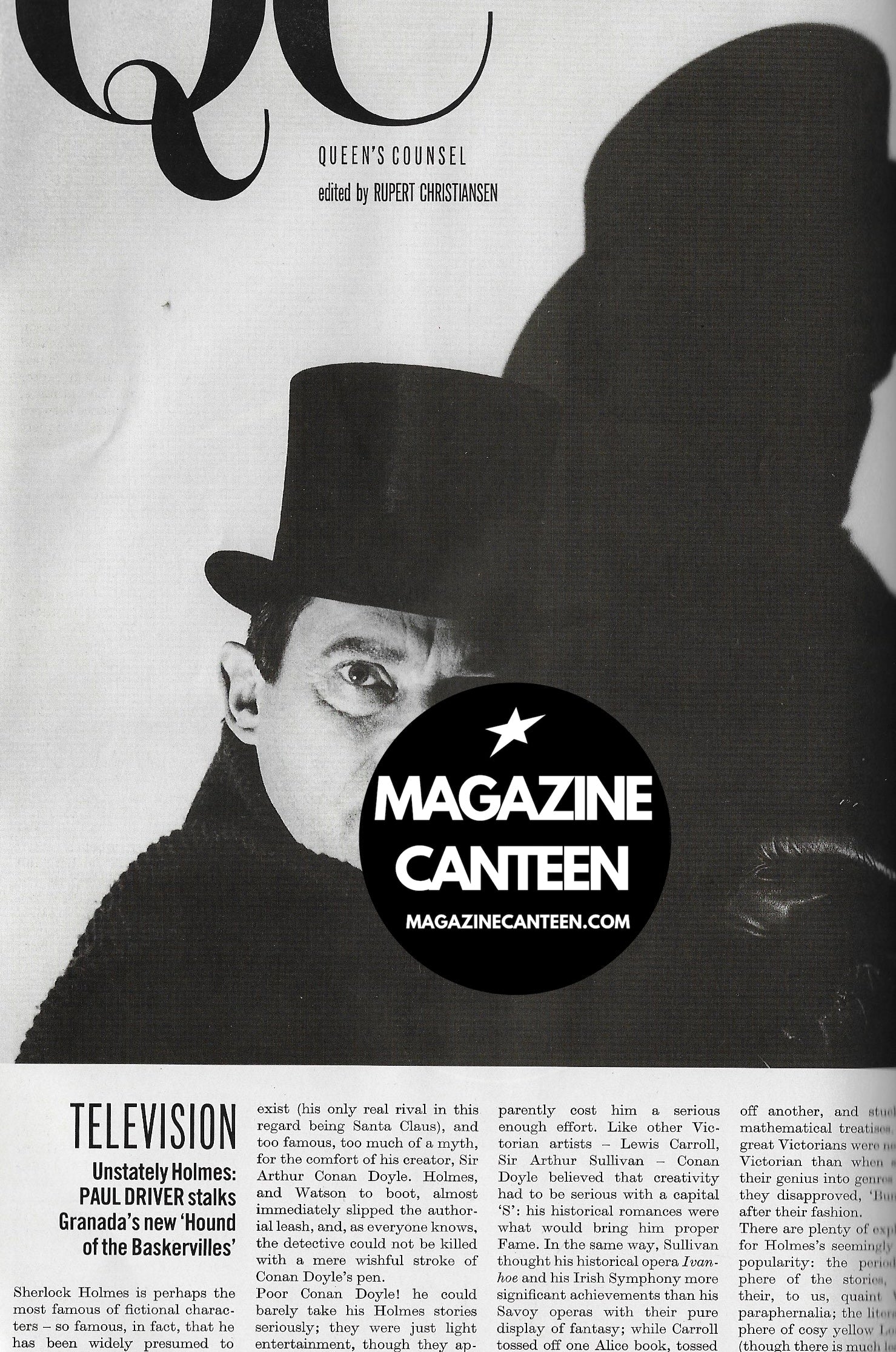 Harpers & Queen Magazine - JEREMY BRETT Queen's Counsel 