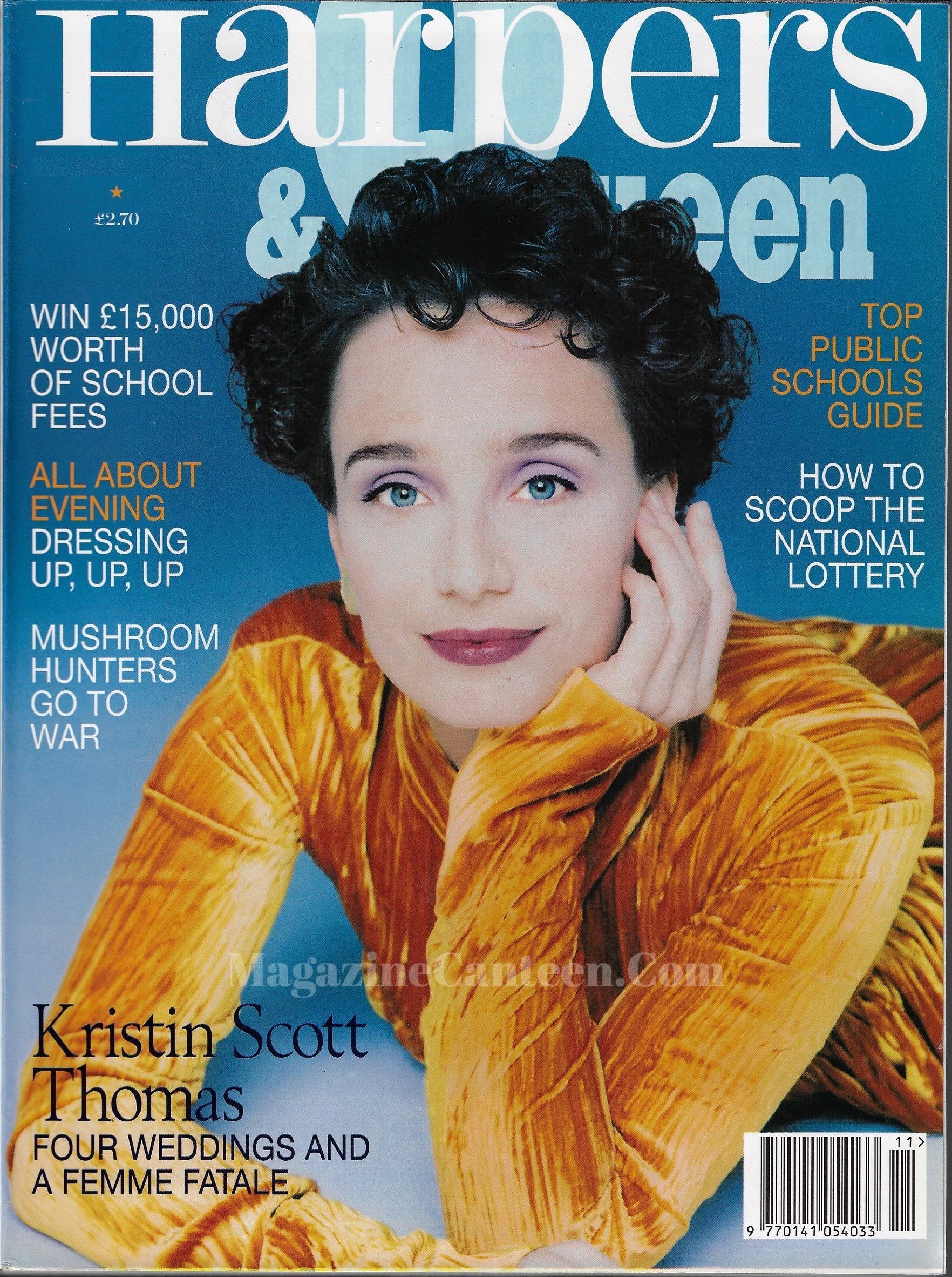 Harpers & Queen Magazine - Kristin Scott Thomas