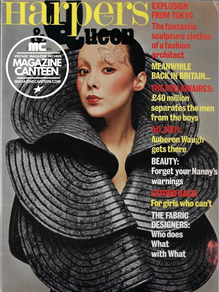 Harpers & Queen Magazine - Hiroshi MARIE HELVIN Kansai Yamamoto