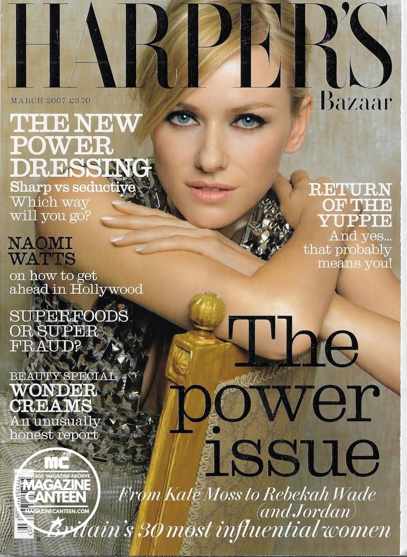 Harper's Bazaar Magazine - NAOMI WATTS Sophie Holmes DIXIE CHICKS